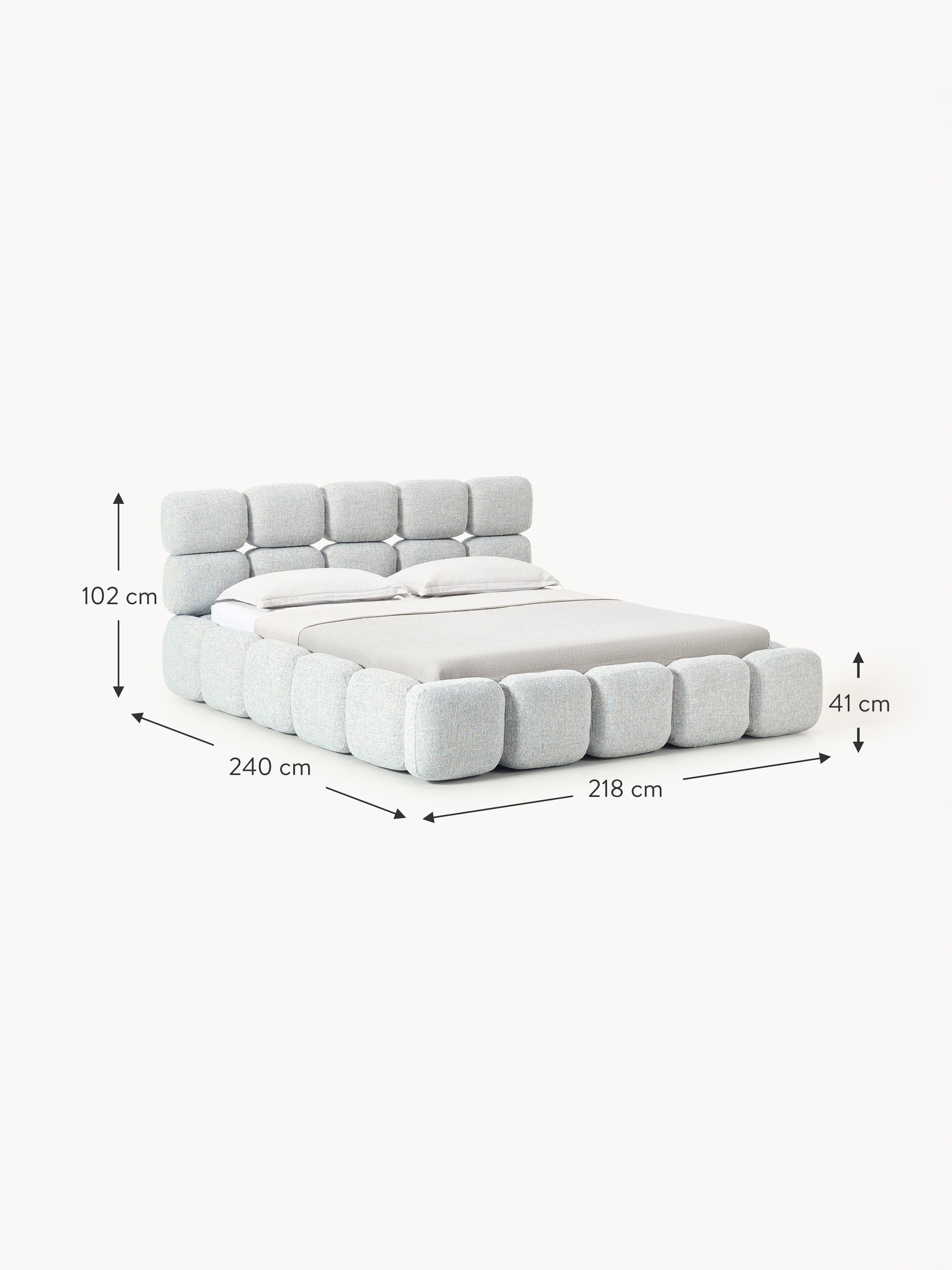 Tayla Upholstered Bouclé Bed