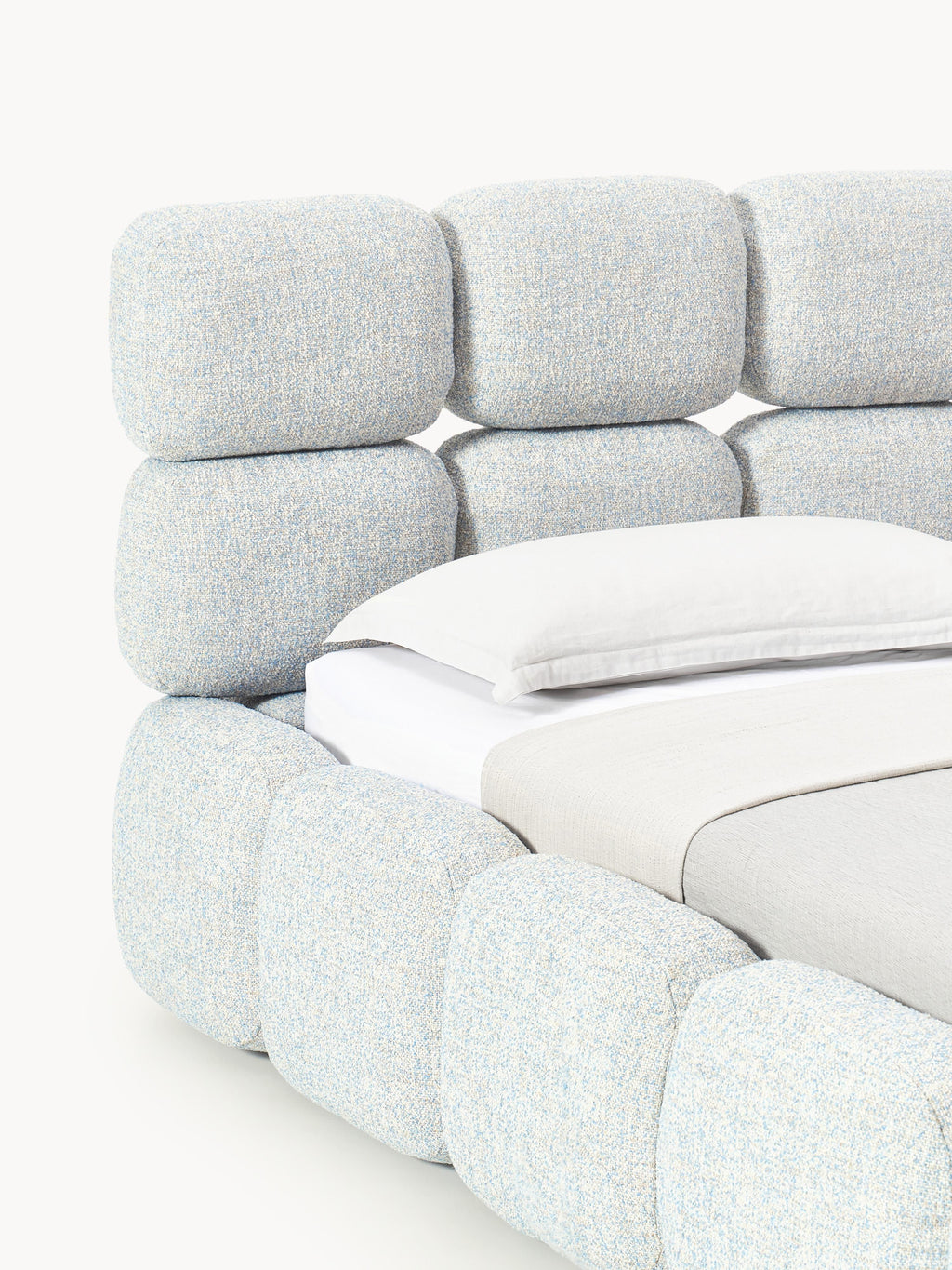 Tayla Upholstered Bouclé Bed