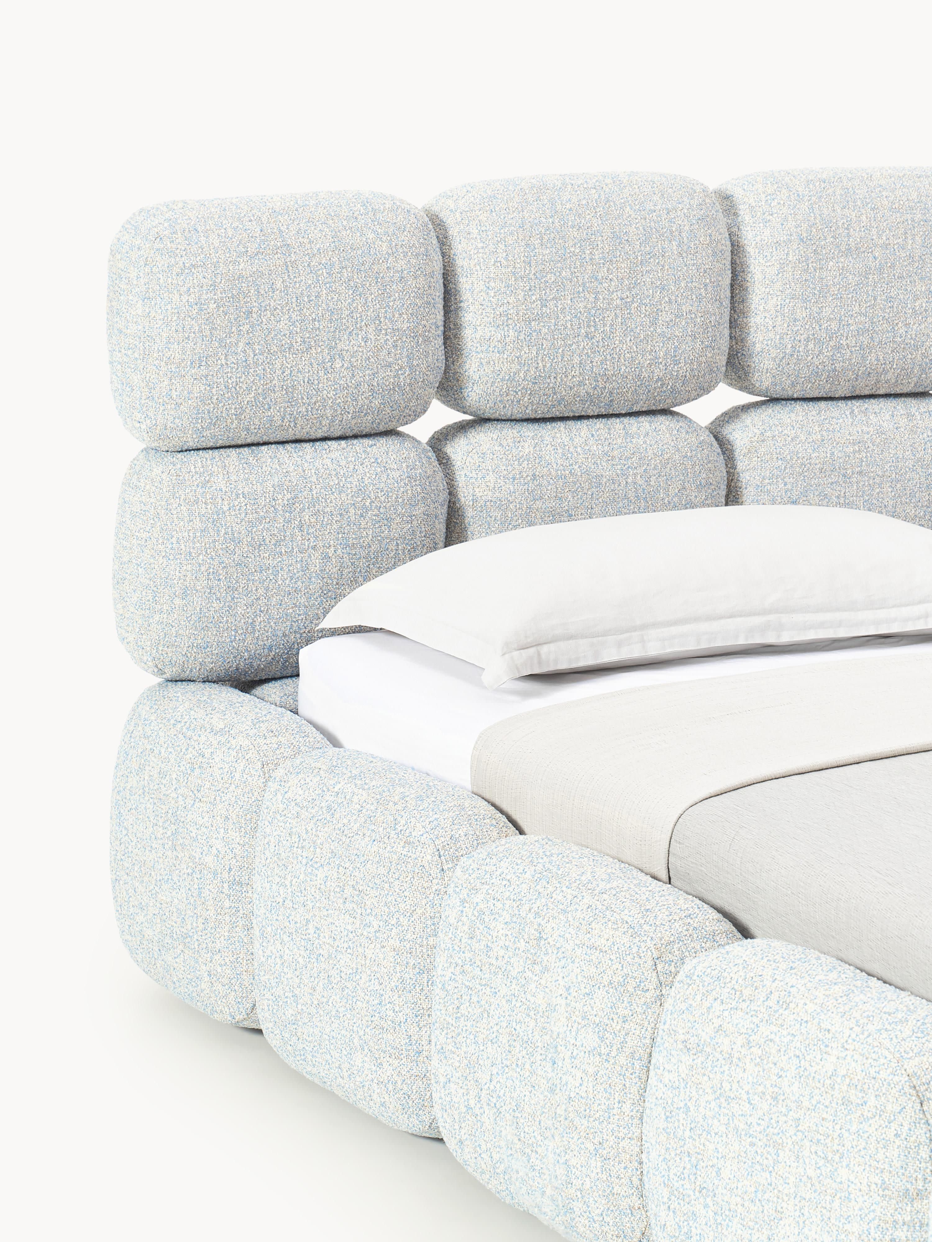 Tayla Upholstered Bouclé Bed