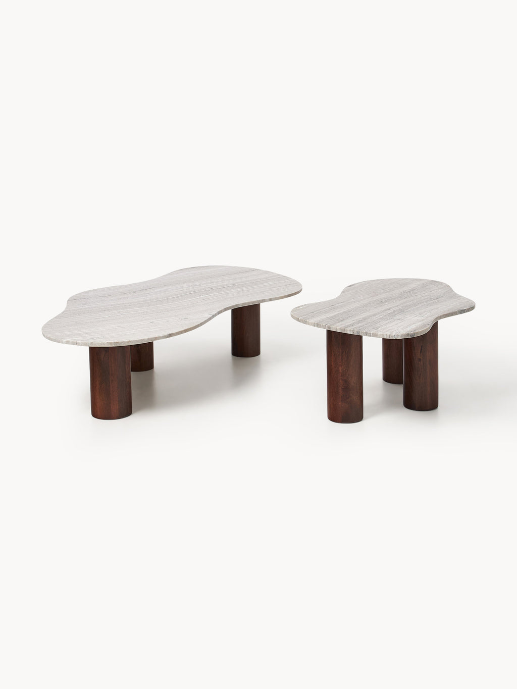 Naruto Organic-Shaped Marble Coffee Table