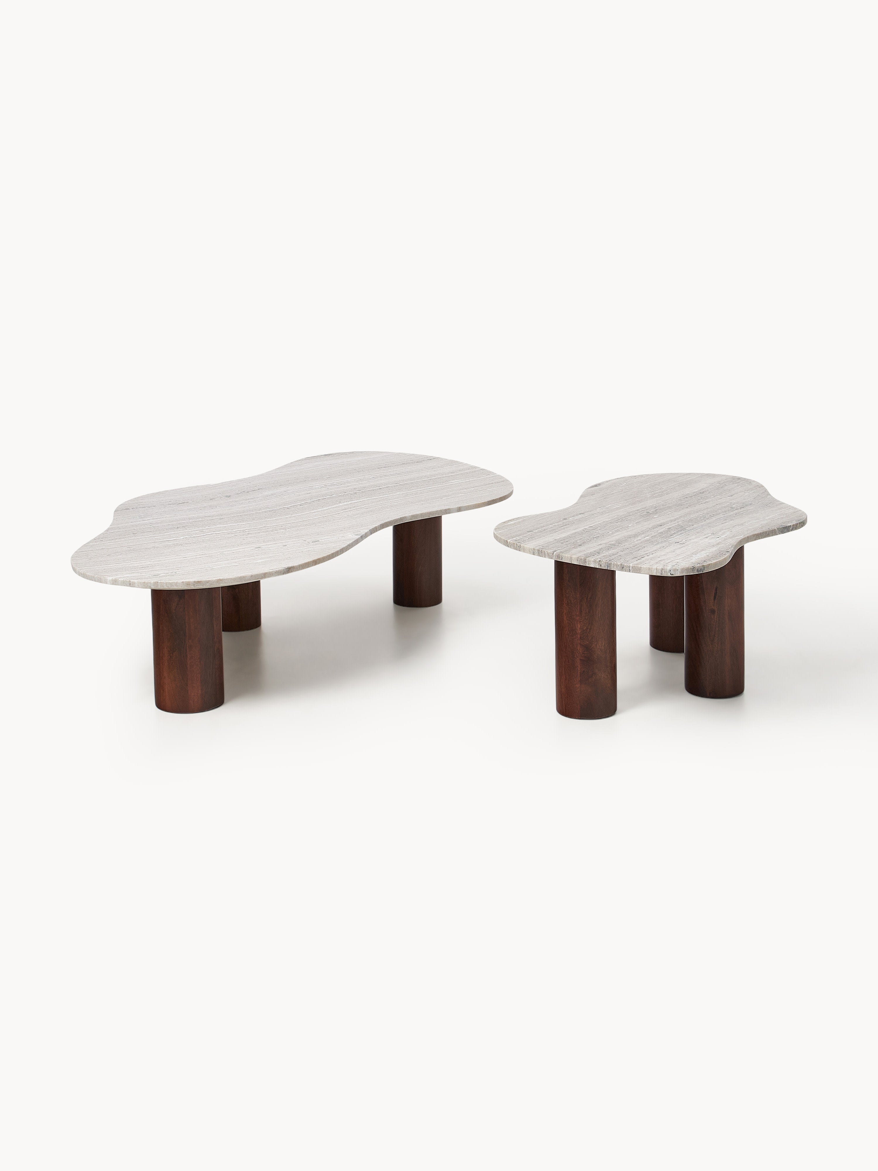 Naruto Organic-Shaped Marble Coffee Table