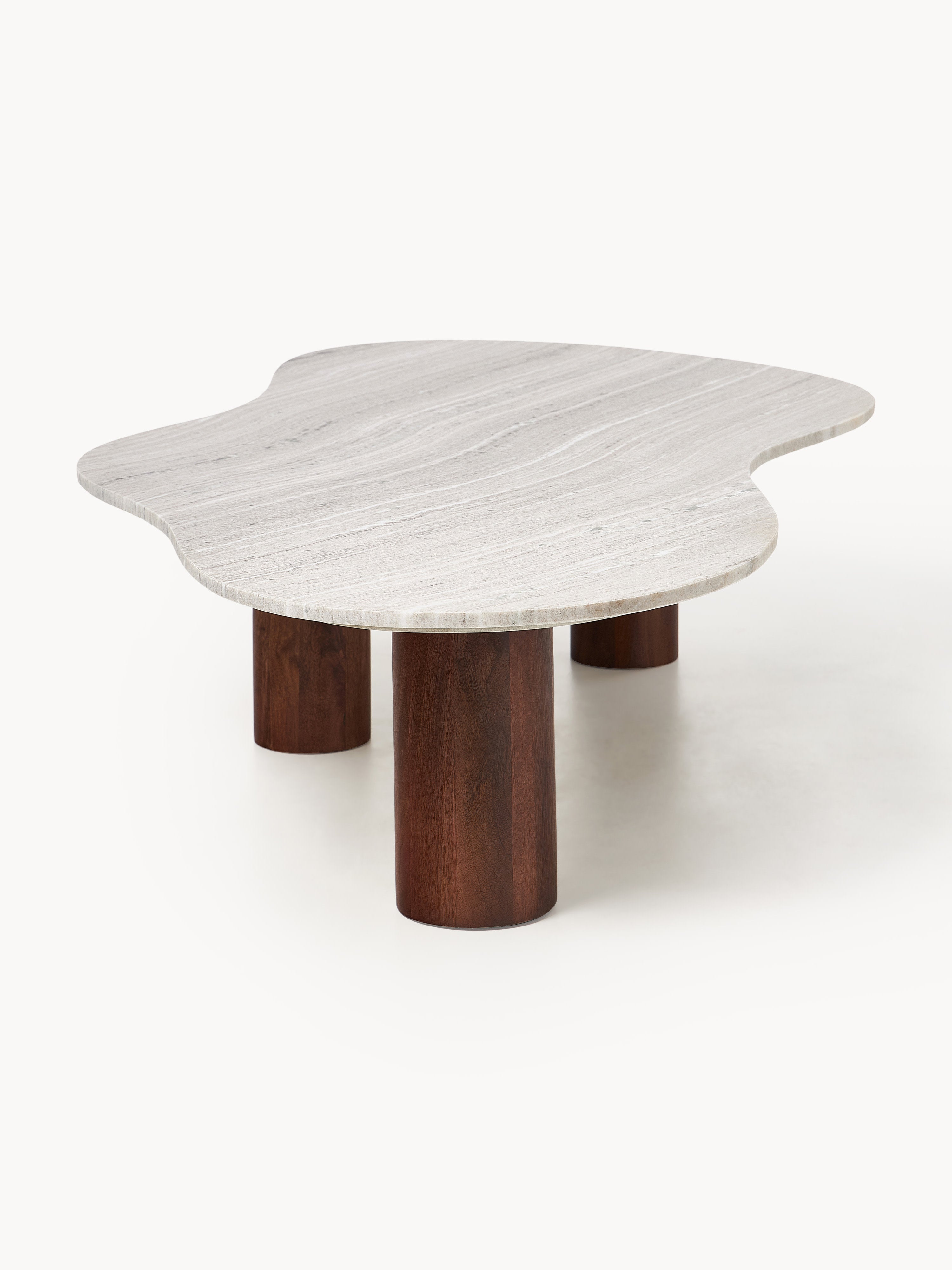 Naruto Organic-Shaped Marble Coffee Table