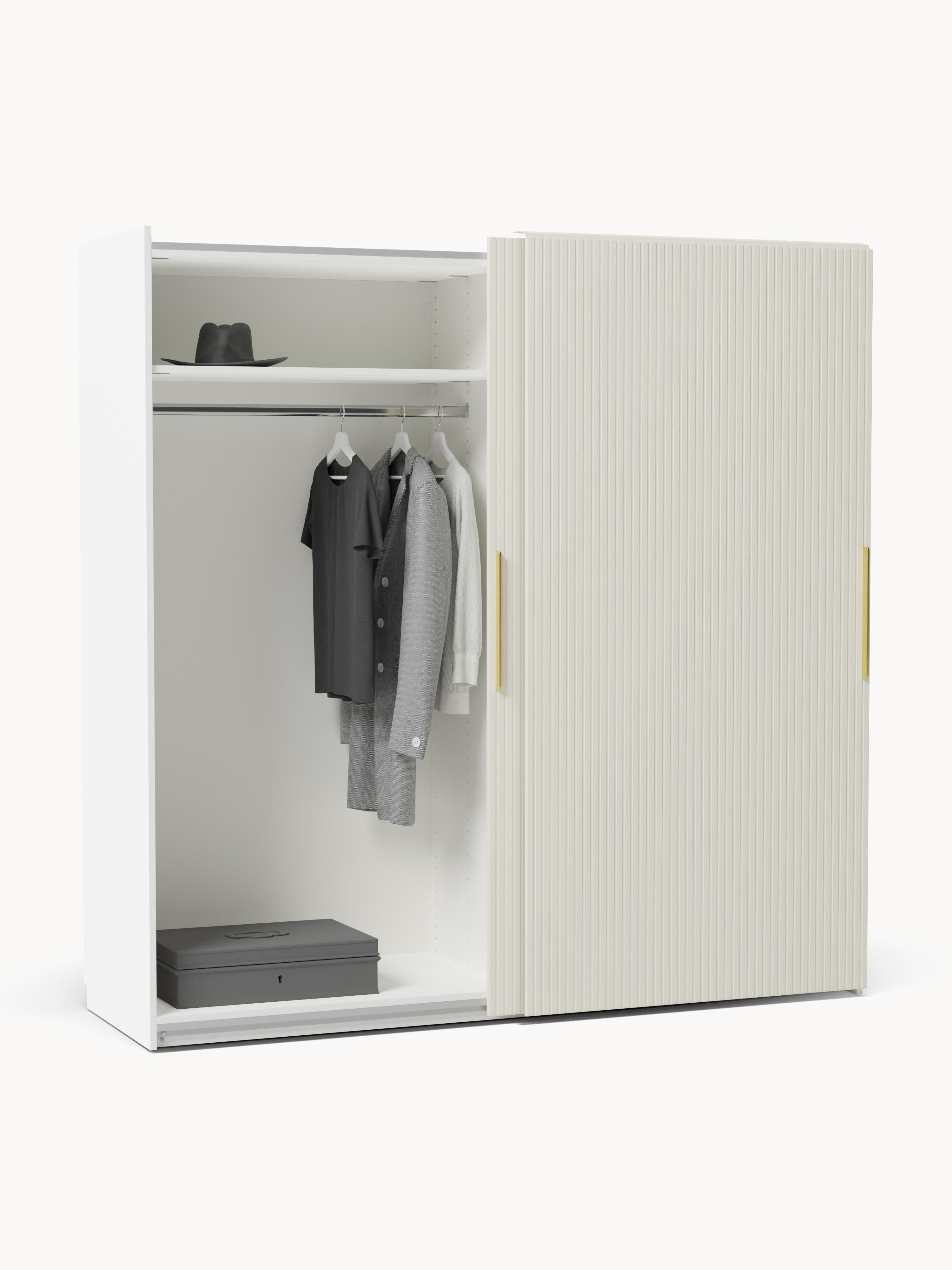 Simone Modular Sliding Door Wardrobe, 200 cm Wide, in various sizes