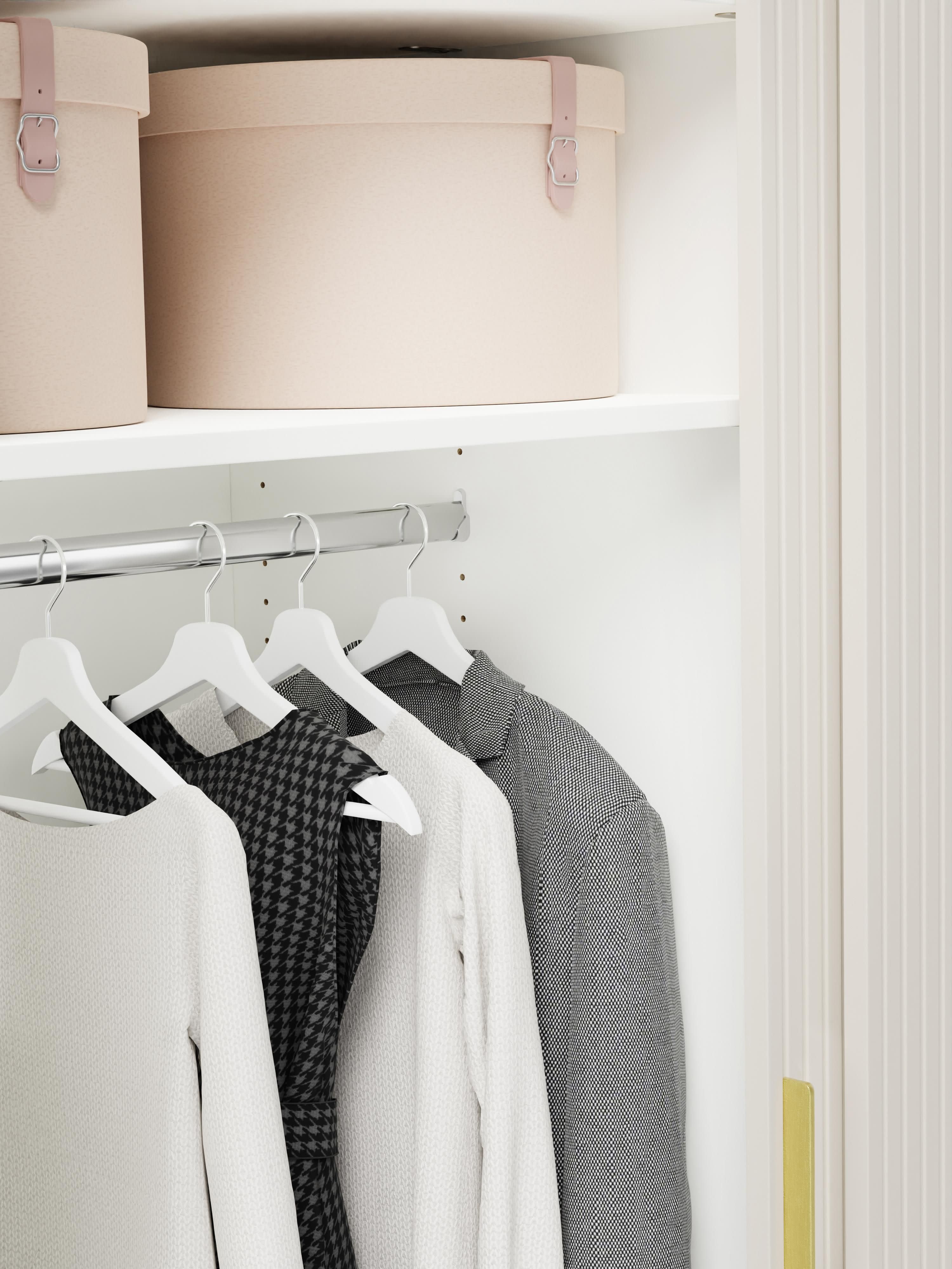 Simone Modular Sliding Door Wardrobe, 200 cm Wide, in various sizes