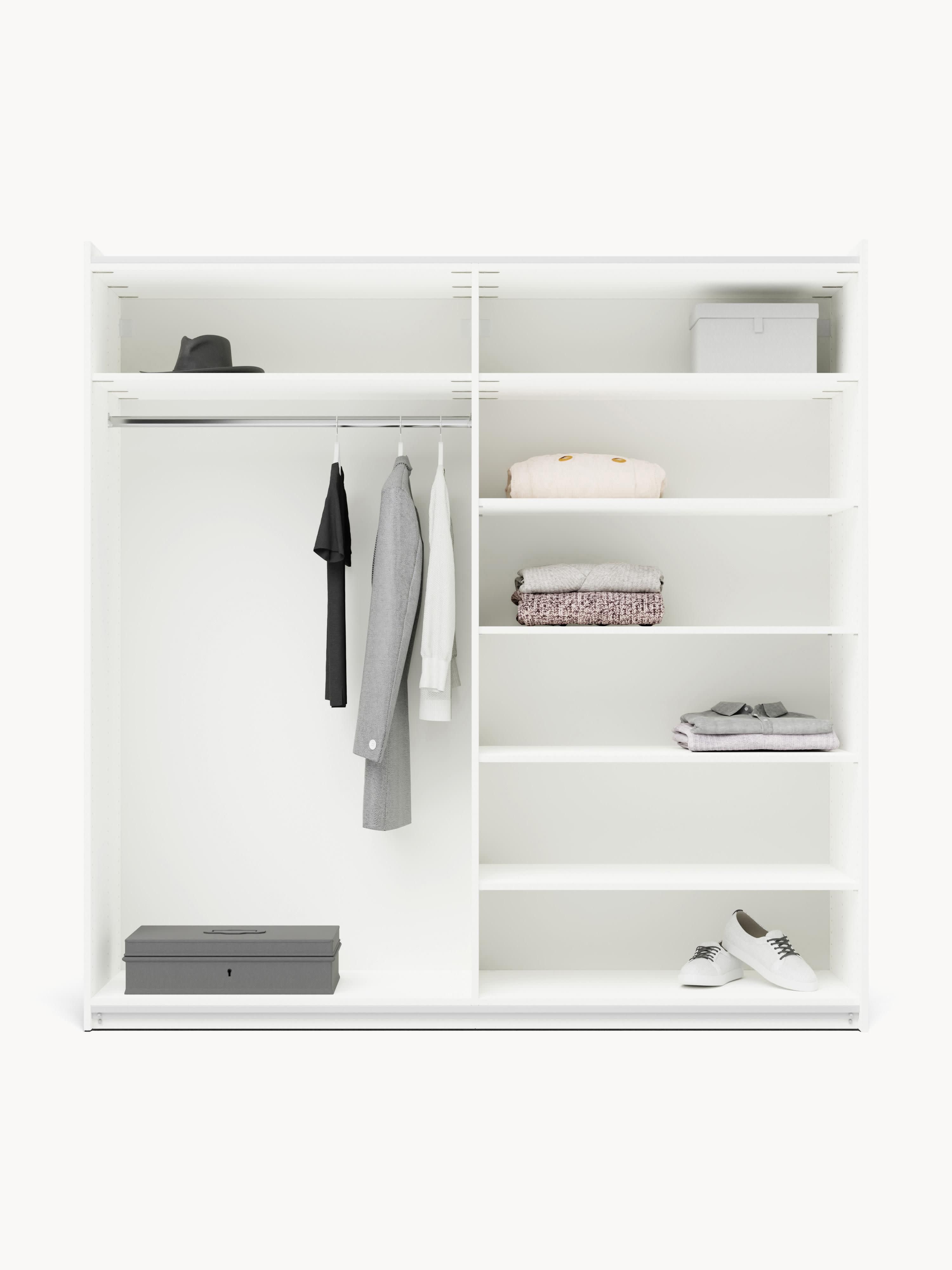 Simone Modular Sliding Door Wardrobe, 200 cm Wide, in various sizes