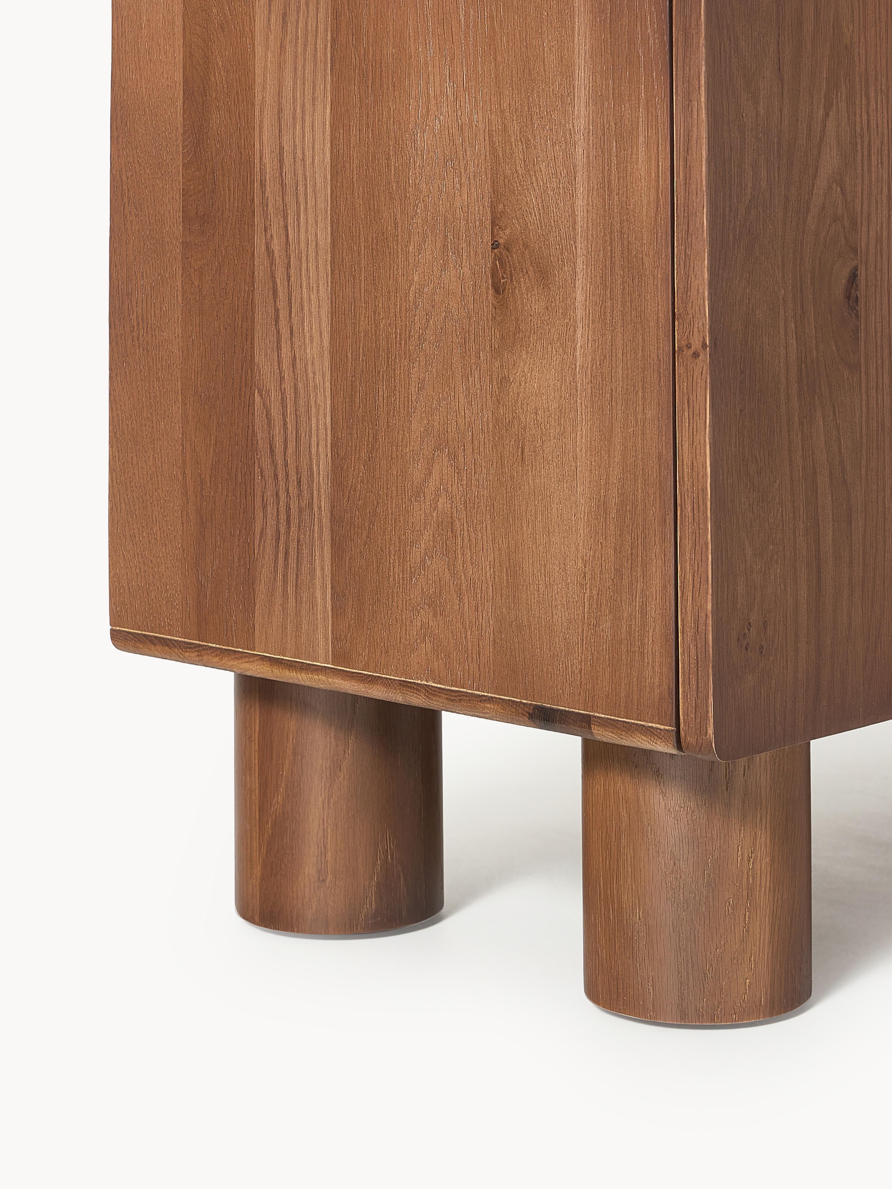 Cadi Oak Wood TV Lowboard