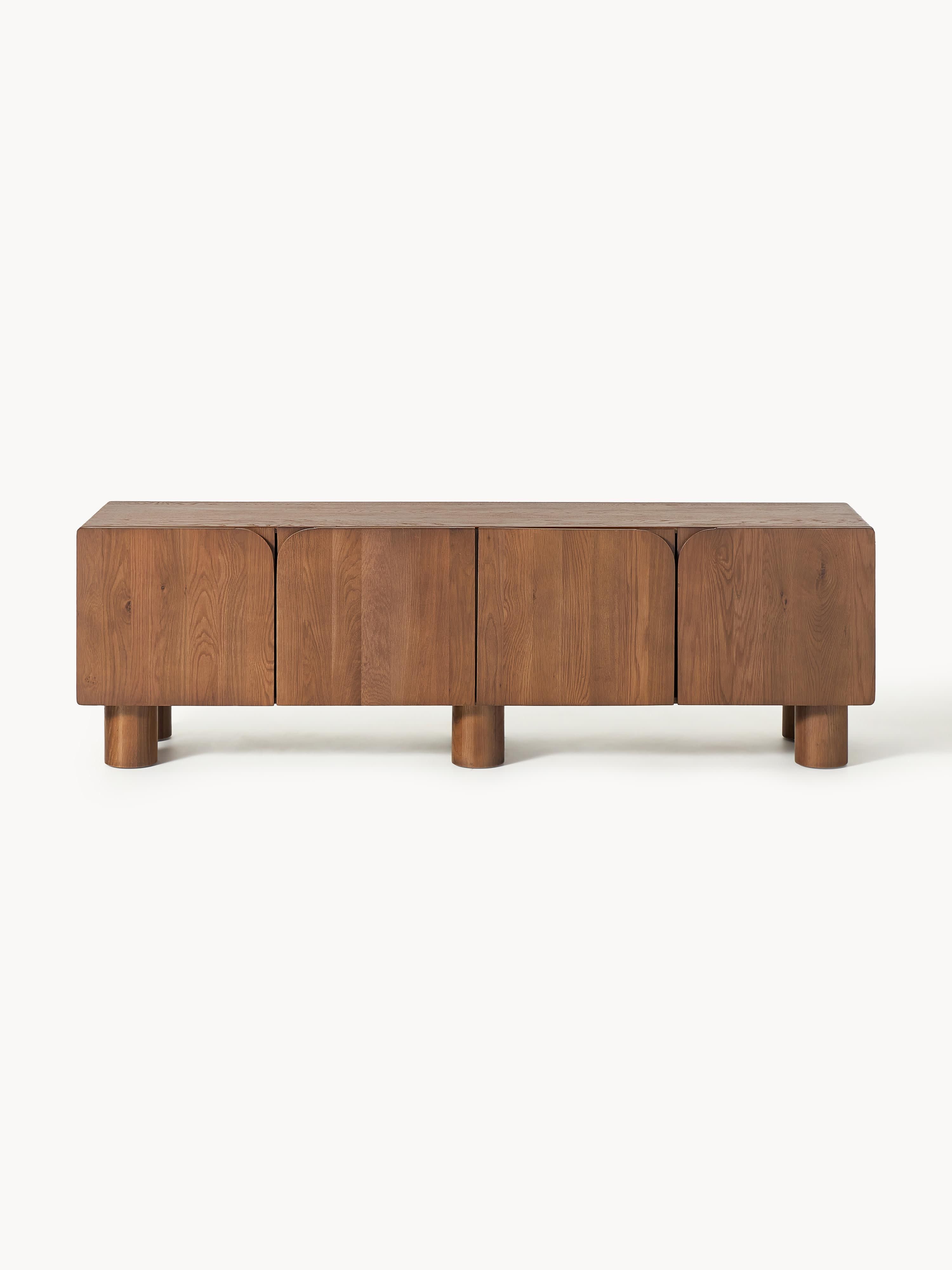 Cadi Oak Wood TV Lowboard