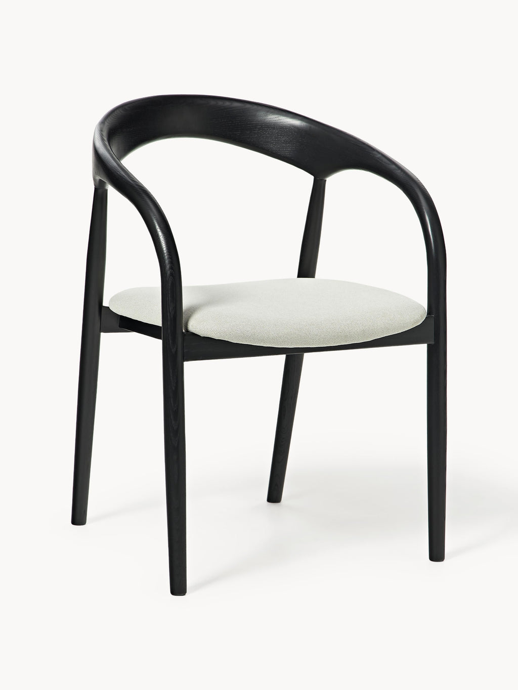 Gallery image 1 - Ash Wood Dining Chair Camille with Seat Cushion