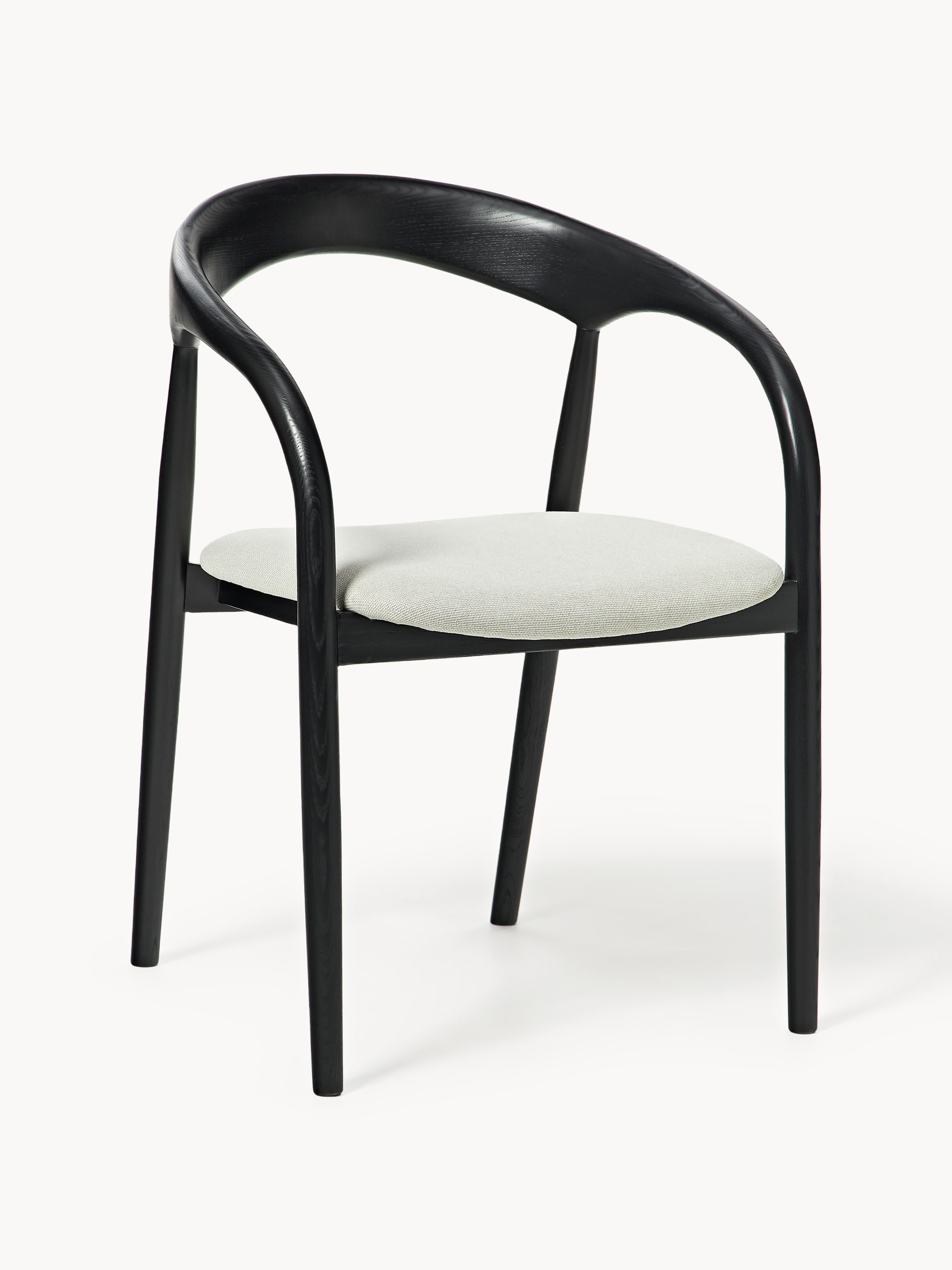 Gallery image 1 - Ash Wood Dining Chair Camille with Seat Cushion
