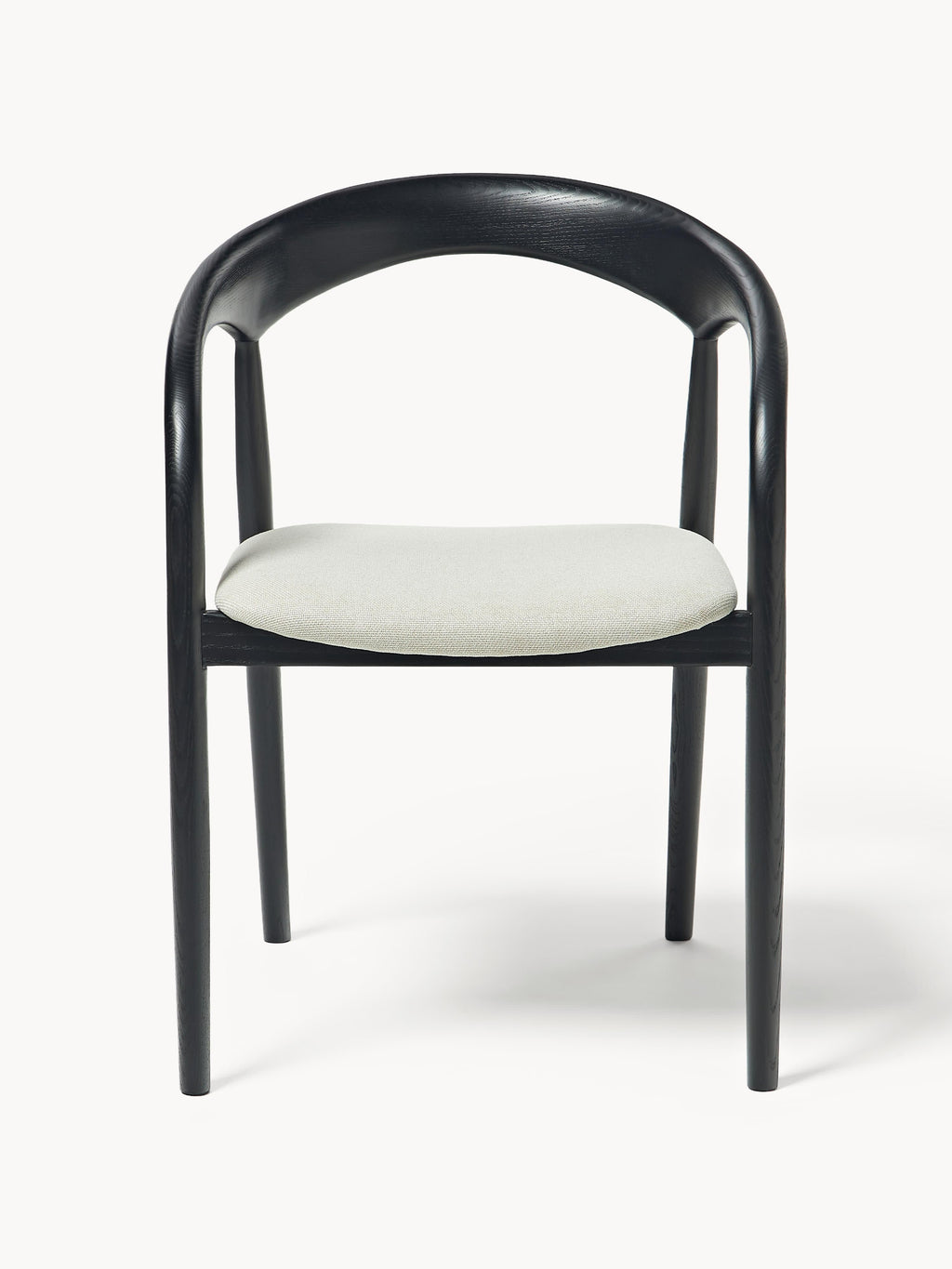 Camille Ash Wood Dining Chair with Seat Cushion