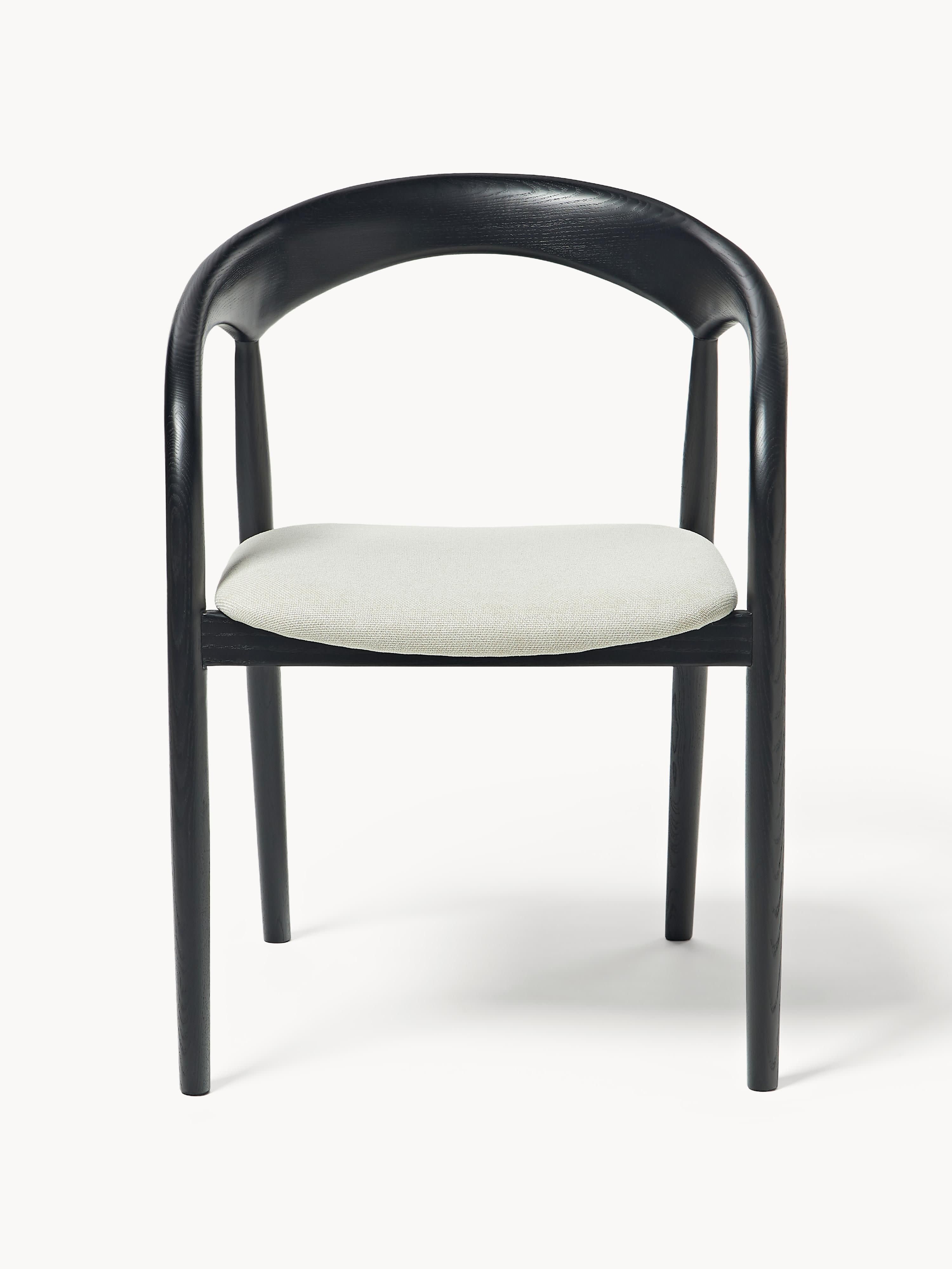 Camille Ash Wood Dining Chair with Seat Cushion