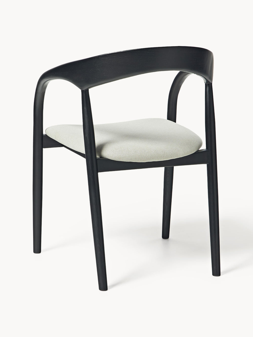 Camille Ash Wood Dining Chair with Seat Cushion