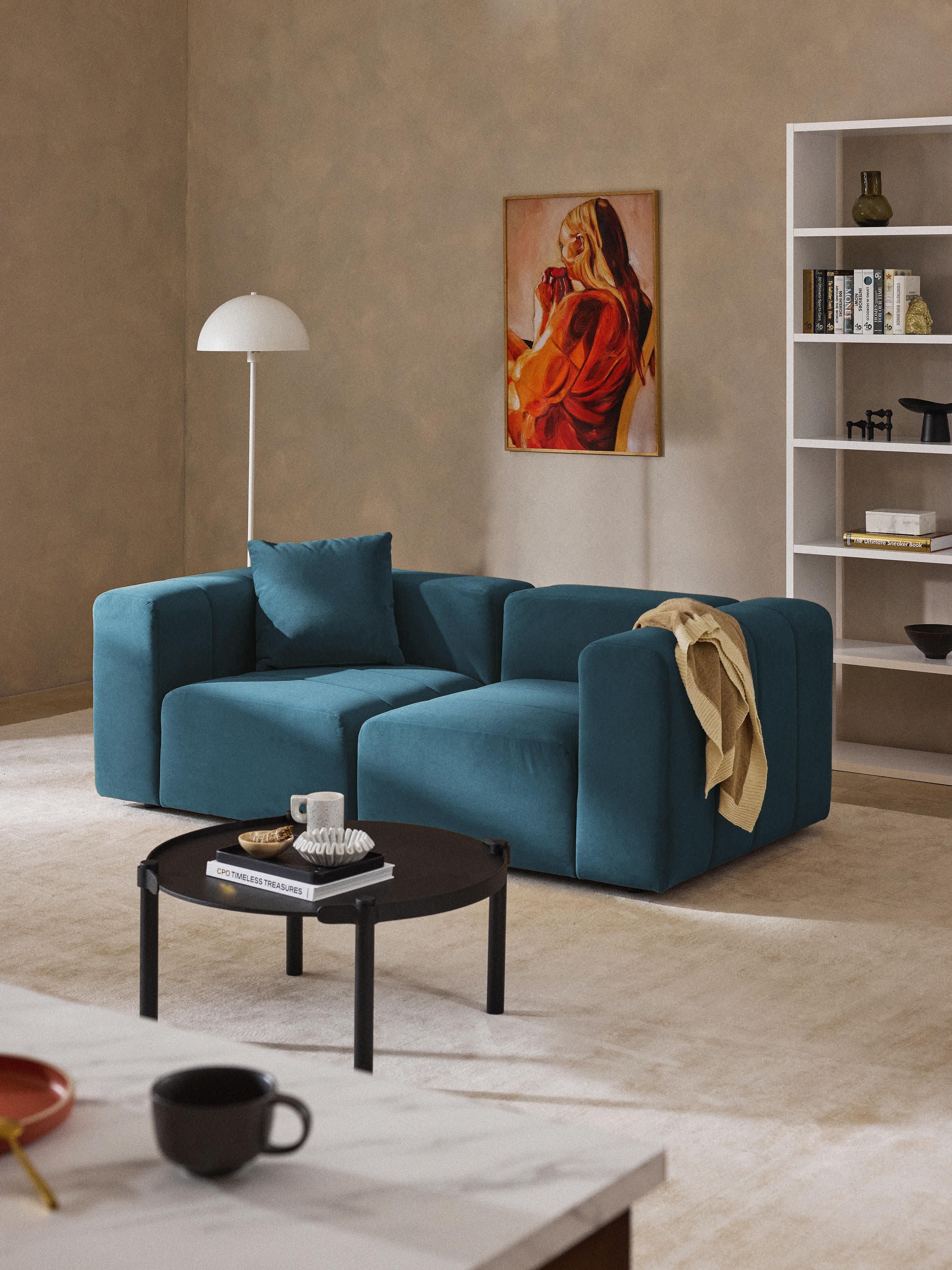 Lena Modular Velvet Sofa (2-seater)