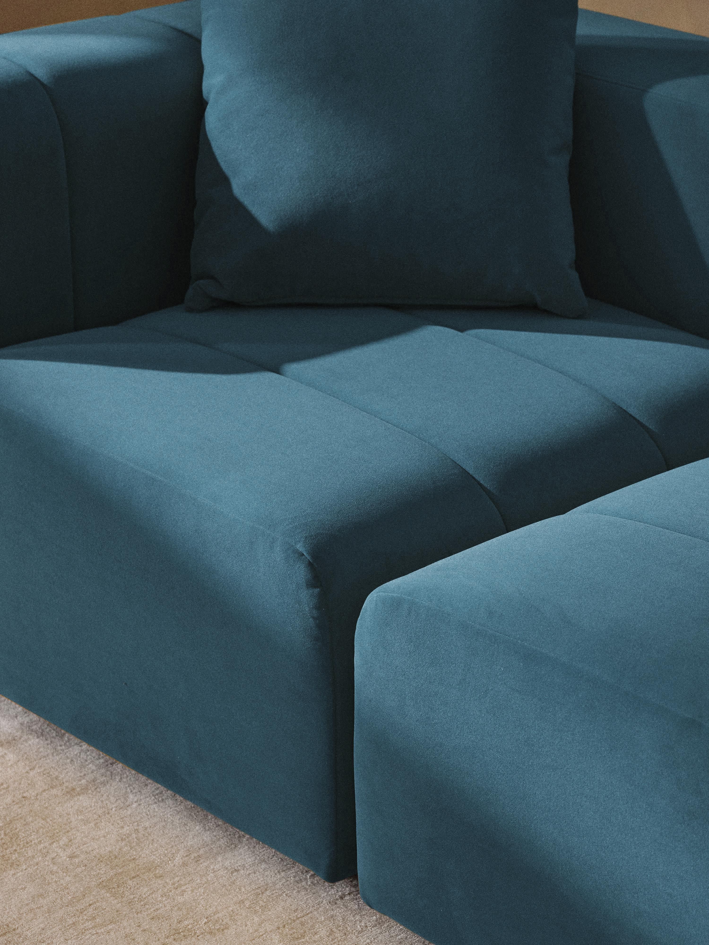 Lena Modular Velvet Sofa (2-seater)