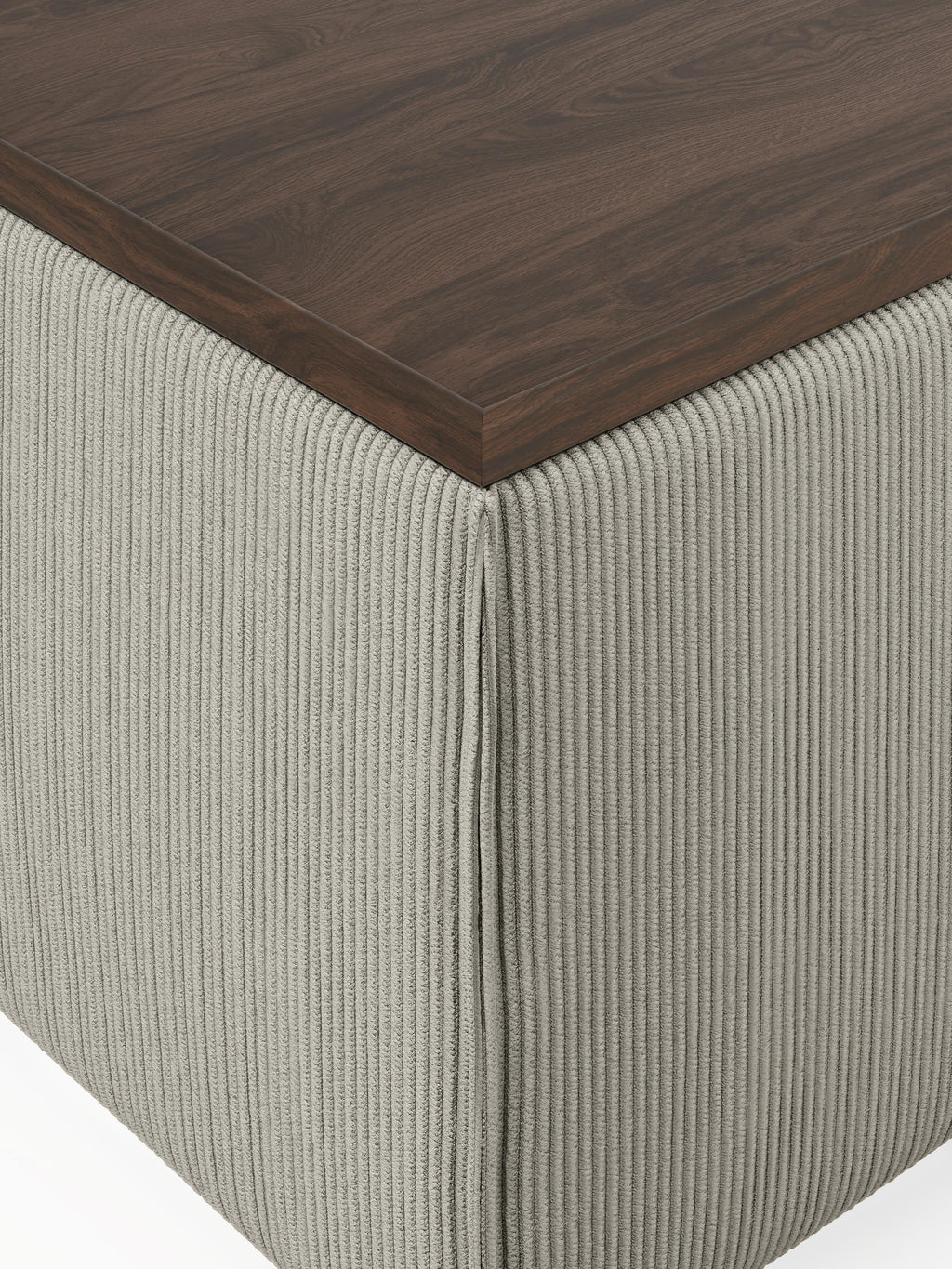 Lennon Corduroy Ottoman with Storage