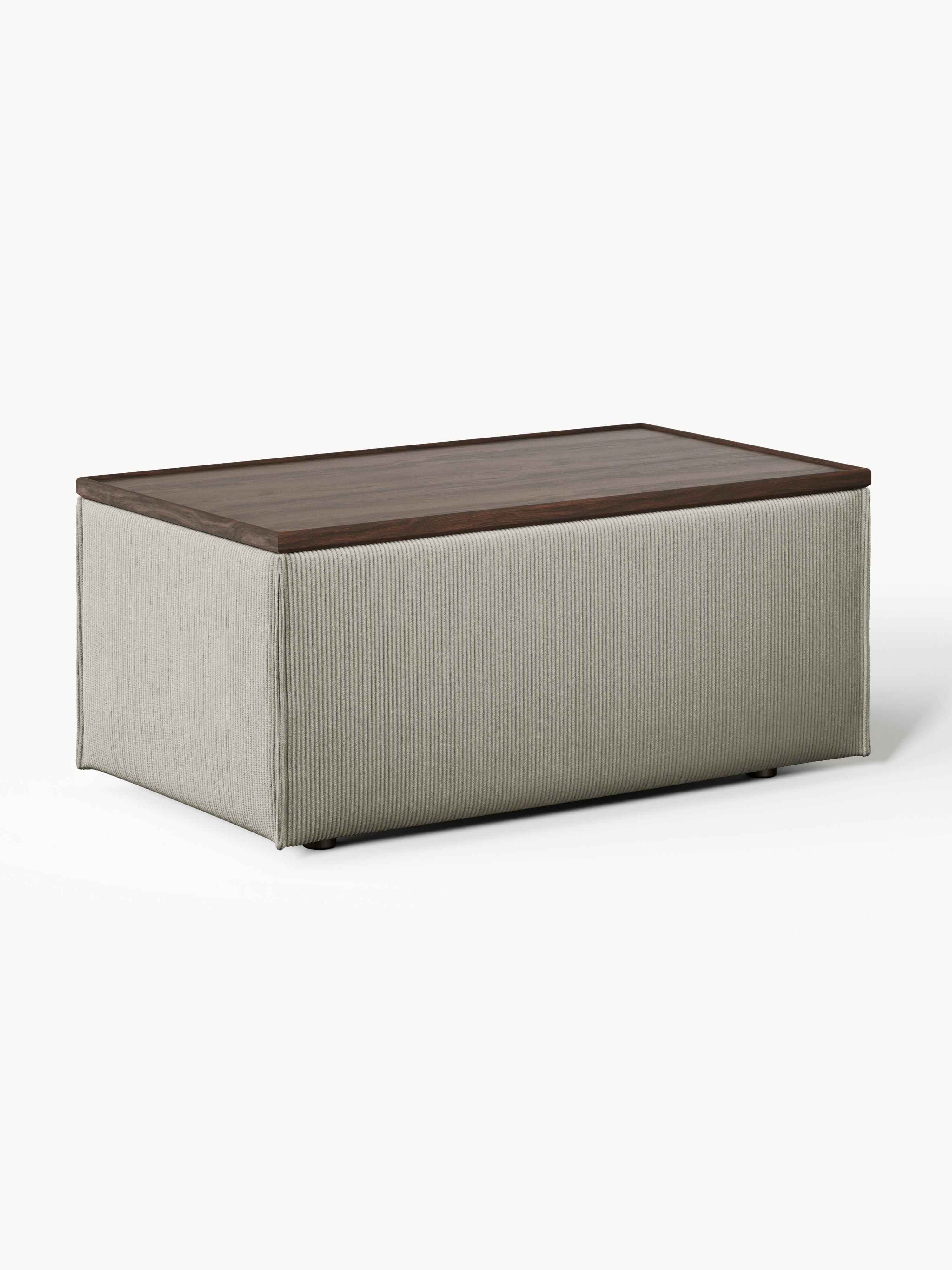 Lennon Corduroy Ottoman with Storage