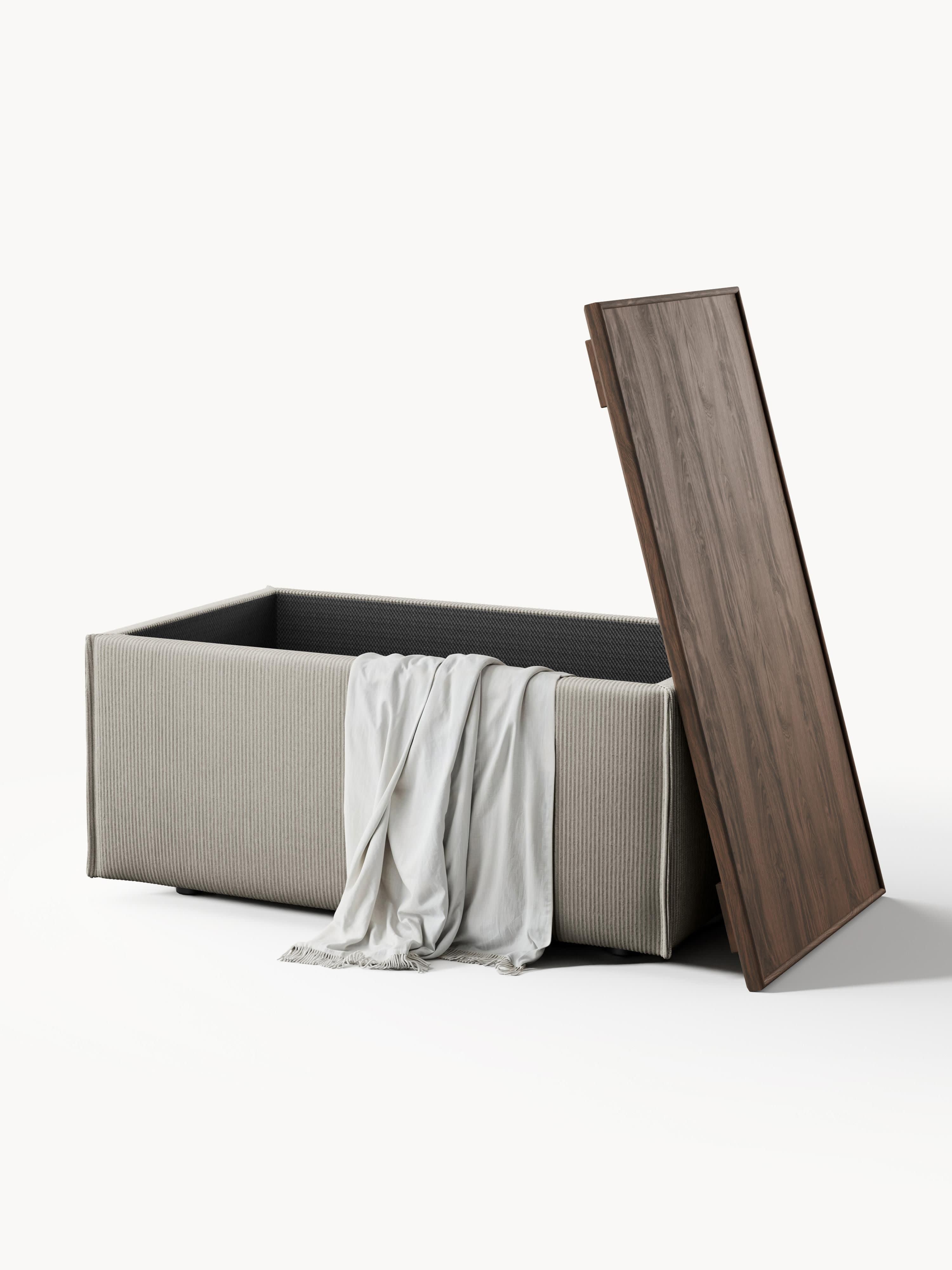 Lennon Corduroy Ottoman with Storage