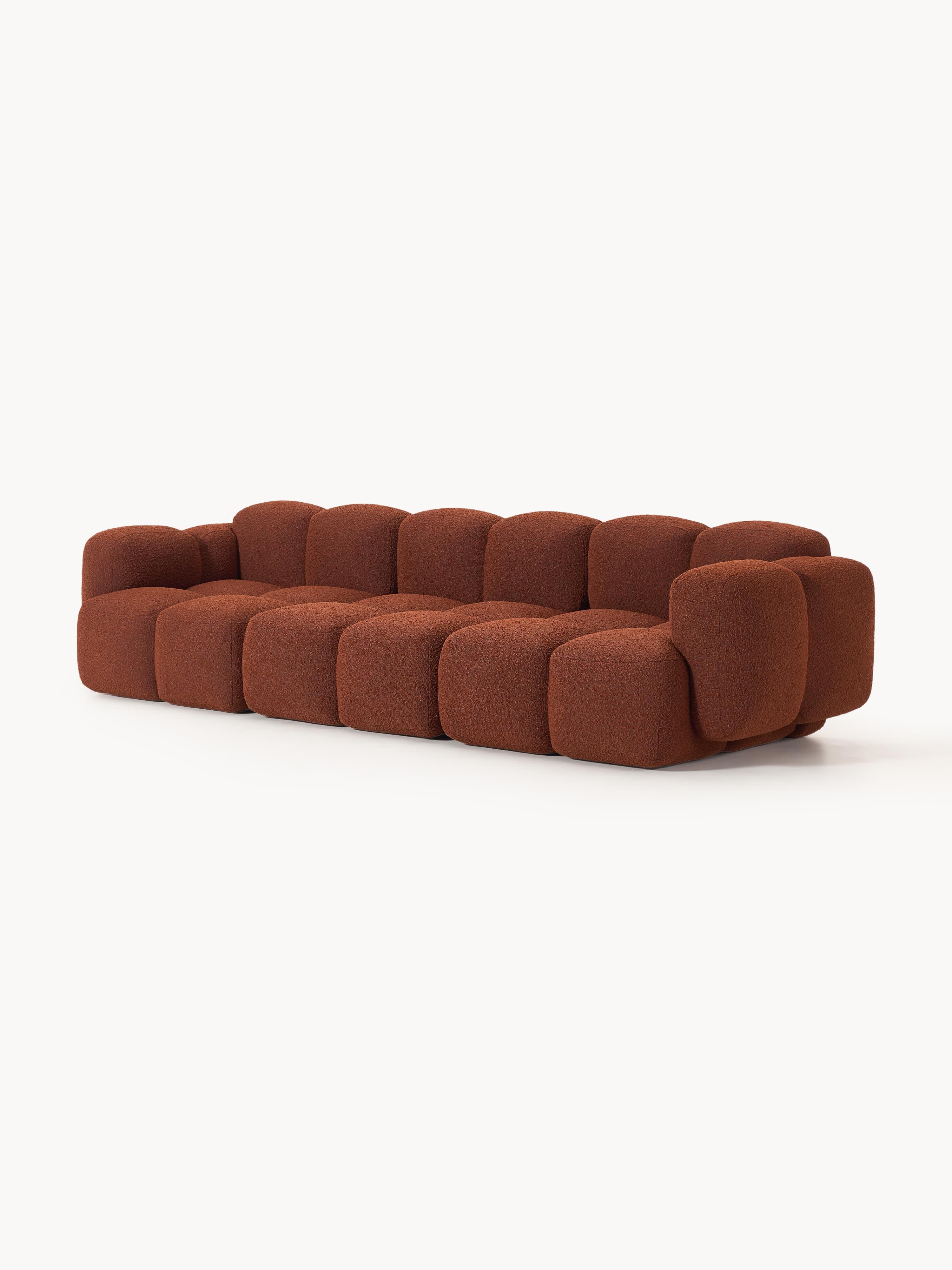 Tayla Bouclé Modular Sofa (4-seater)