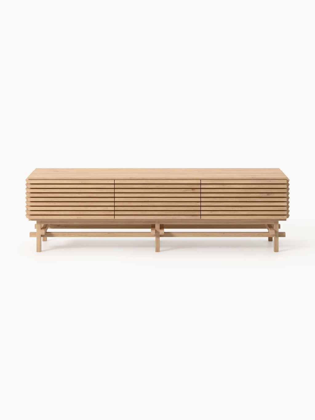 Pierce Small Oak Wood Lowboard