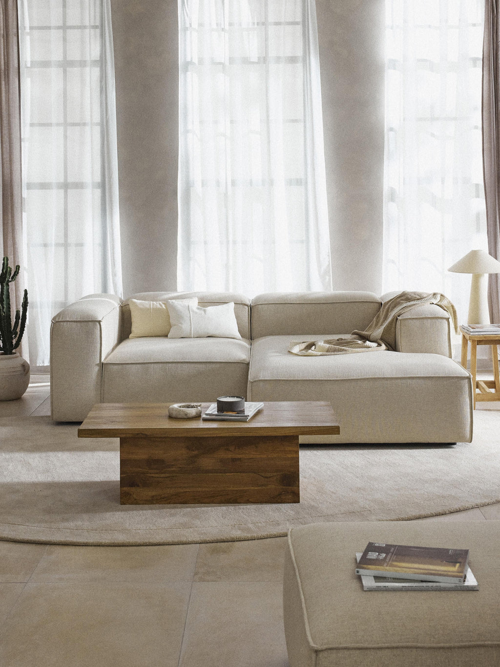 Lennon Linen Blend Corner Module