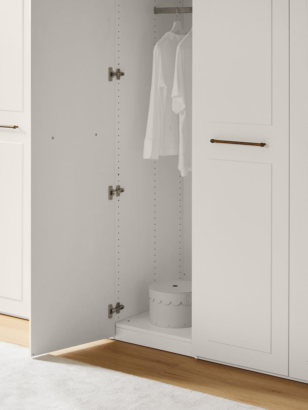Charlotte Modular Hinged Door Wardrobe, 250 cm Wide, in various sizes