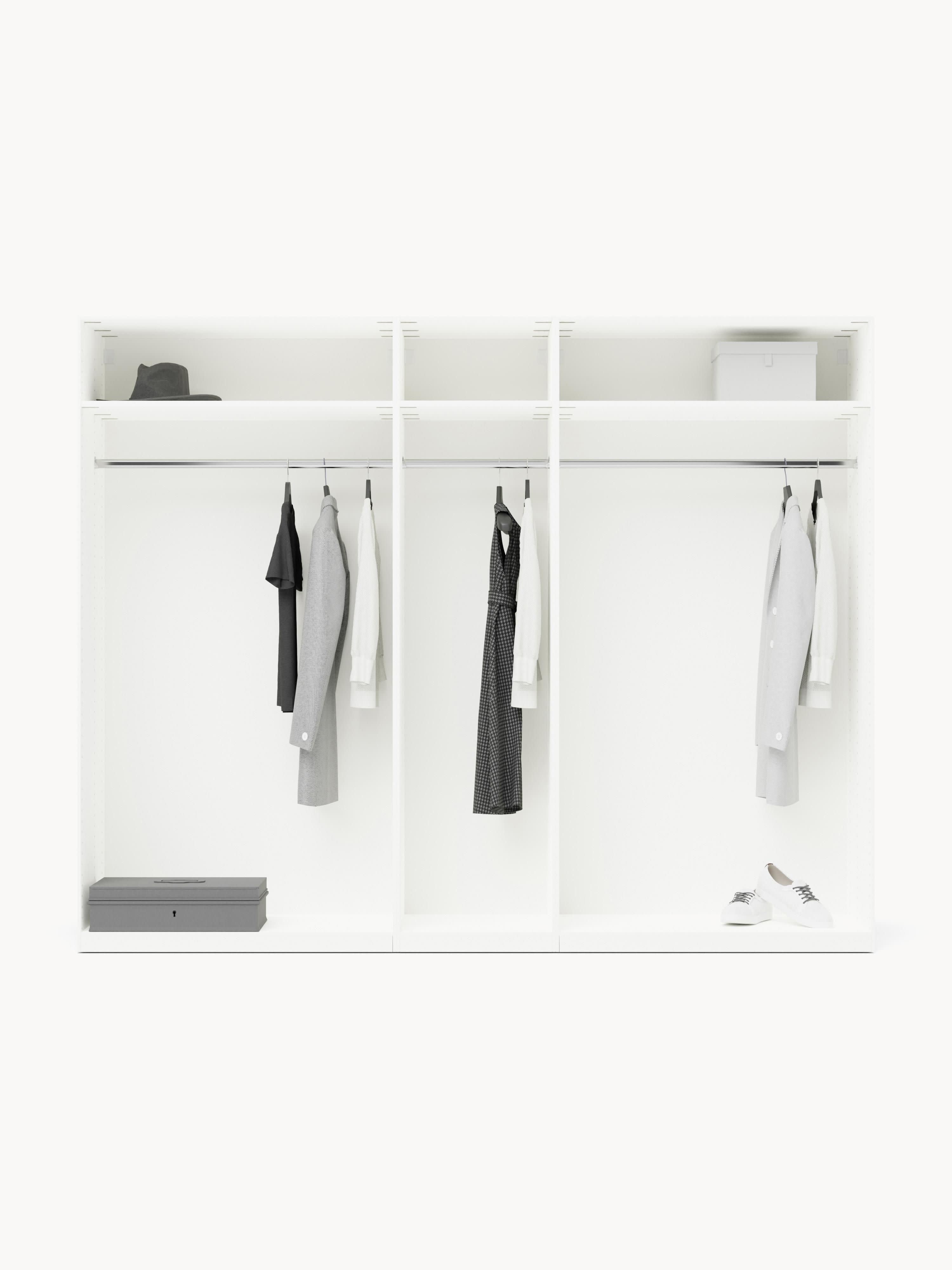 Charlotte Modular Hinged Door Wardrobe, 250 cm Wide, in various sizes
