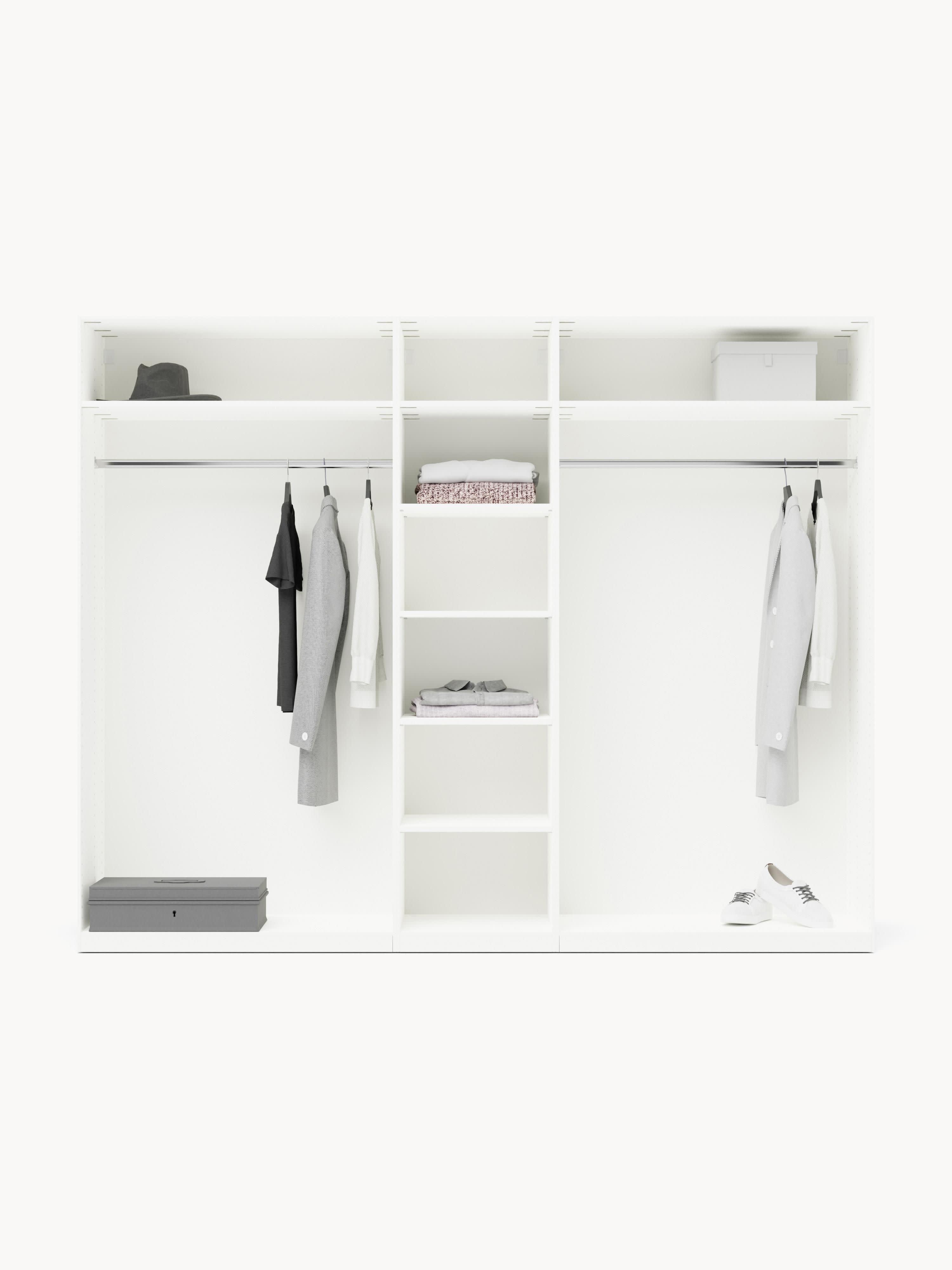 Charlotte Modular Hinged Door Wardrobe, 250 cm Wide, in various sizes