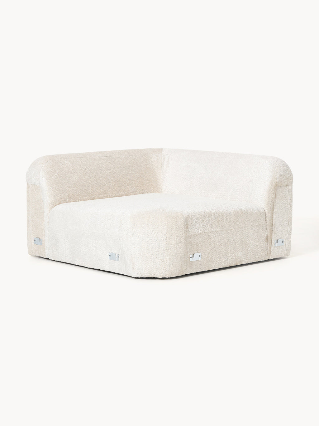 Wolke Round Teddy Bouclé Corner Module