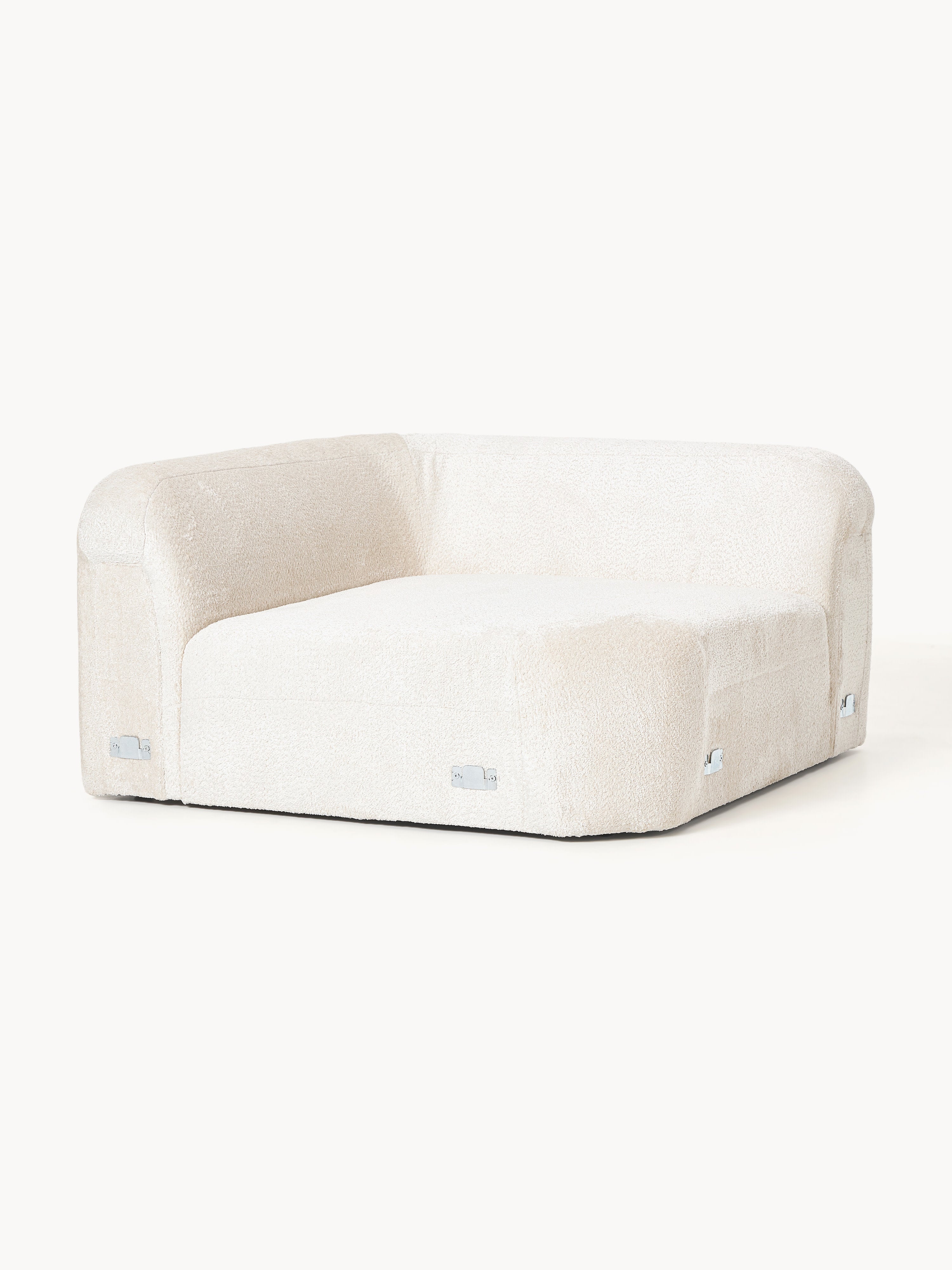 Wolke Round Teddy Bouclé Corner Module
