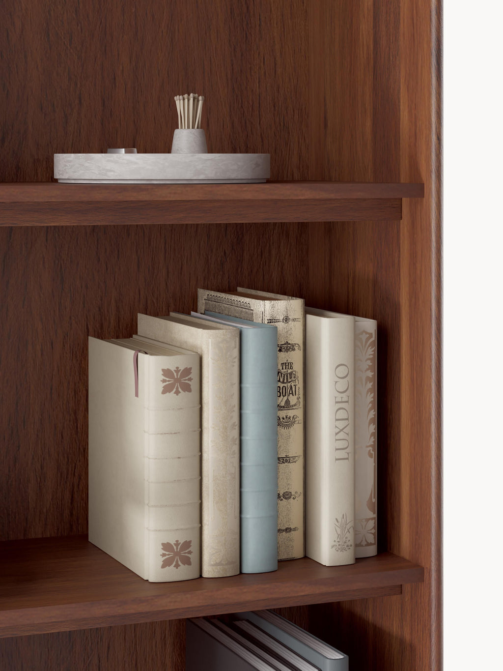 Paul Mango Wood High Shelving Unit