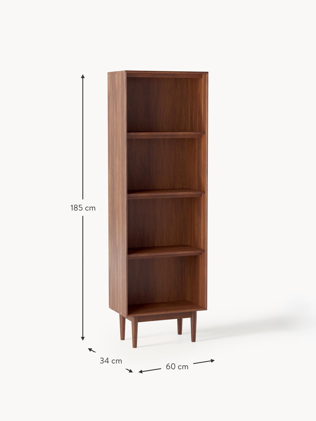Paul Mango Wood High Shelving Unit
