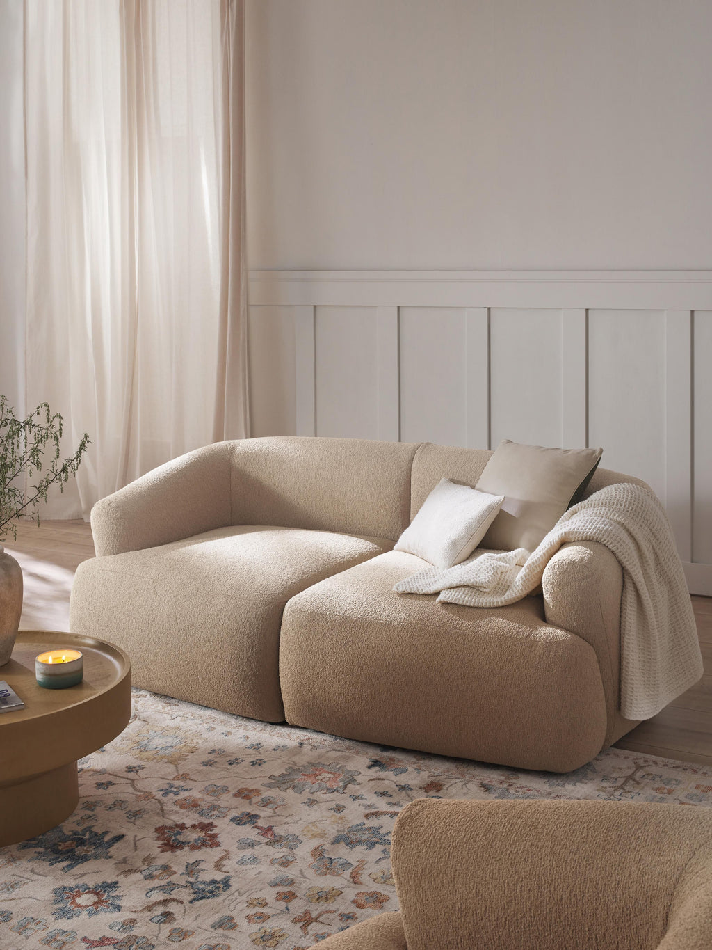 Sofia Bouclé Corner Module