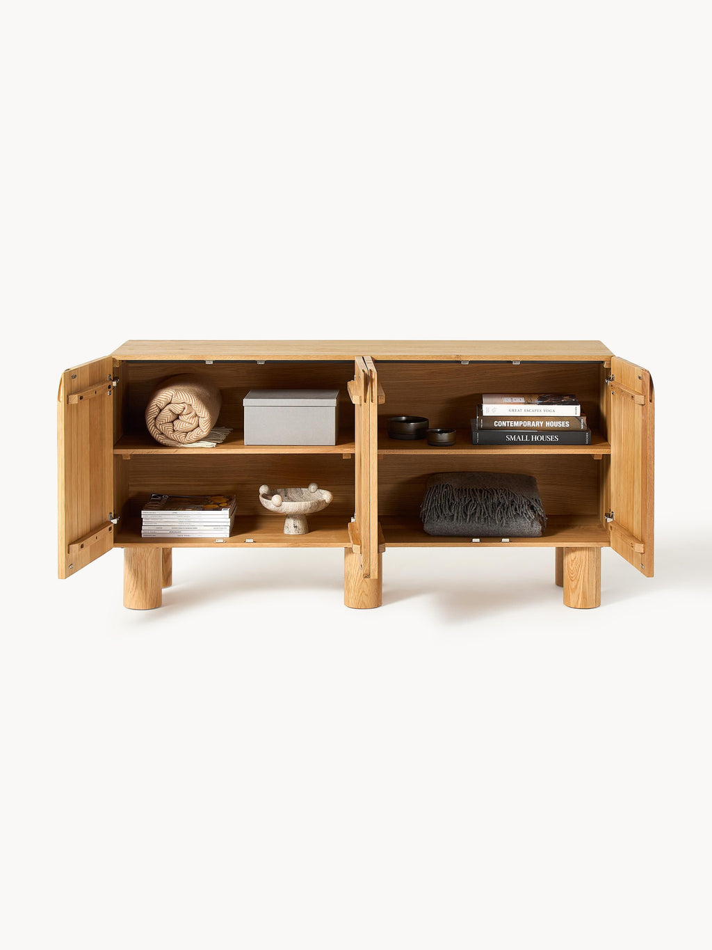 Cadi Oak Wood Sideboard