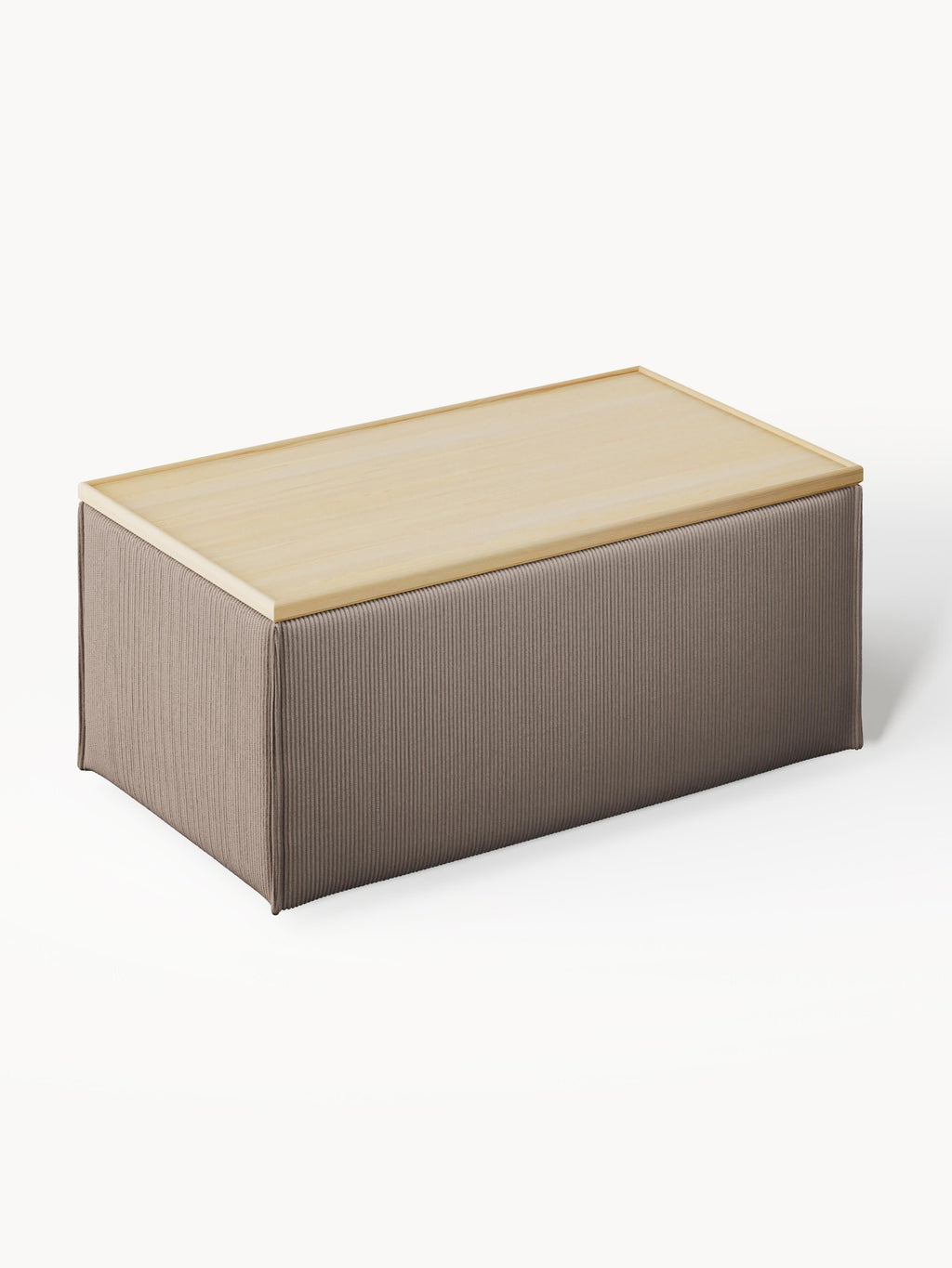 Lennon Corduroy Ottoman with Storage