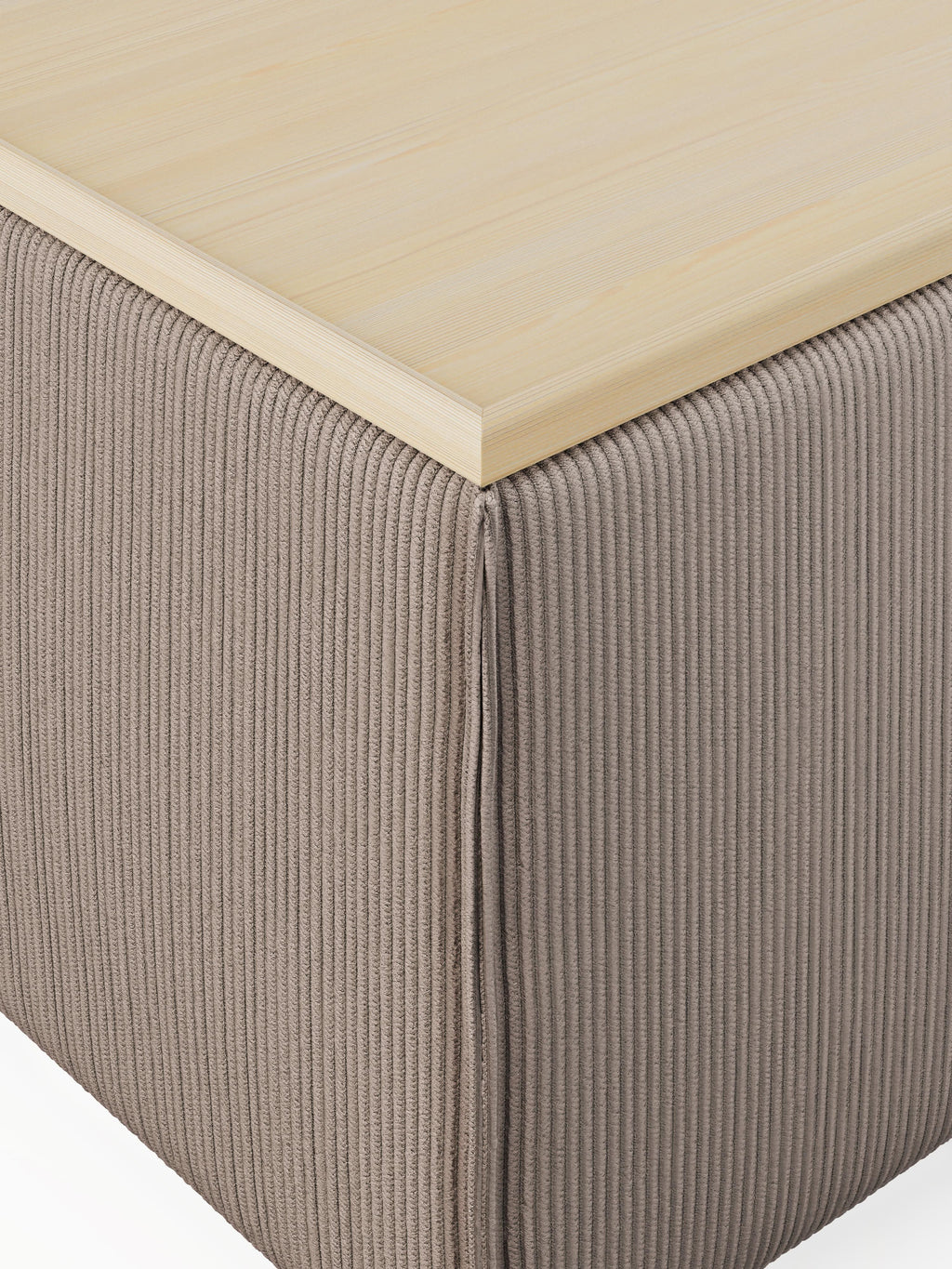 Lennon Corduroy Ottoman with Storage