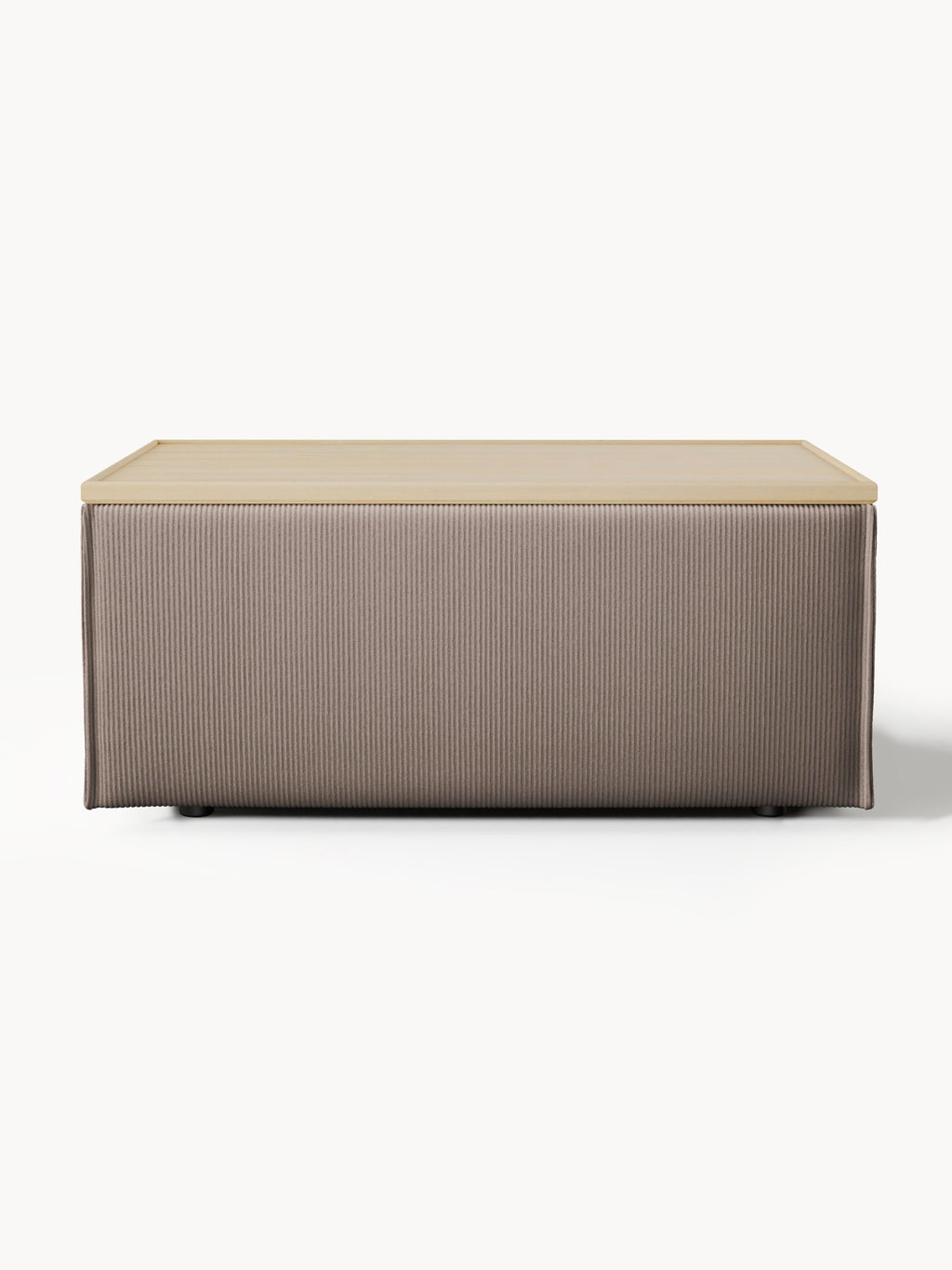 Lennon Corduroy Ottoman with Storage