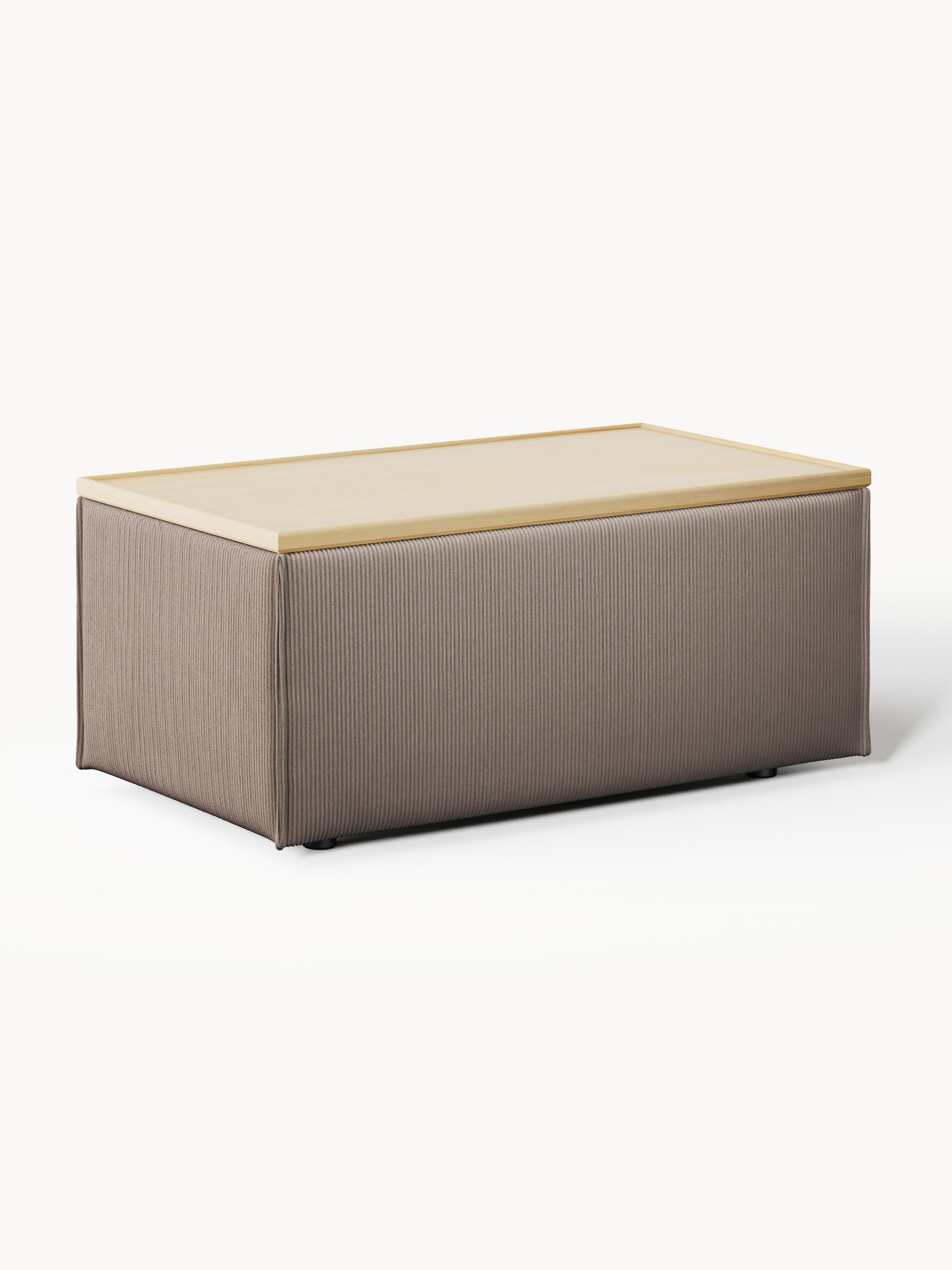 Lennon Corduroy Ottoman with Storage
