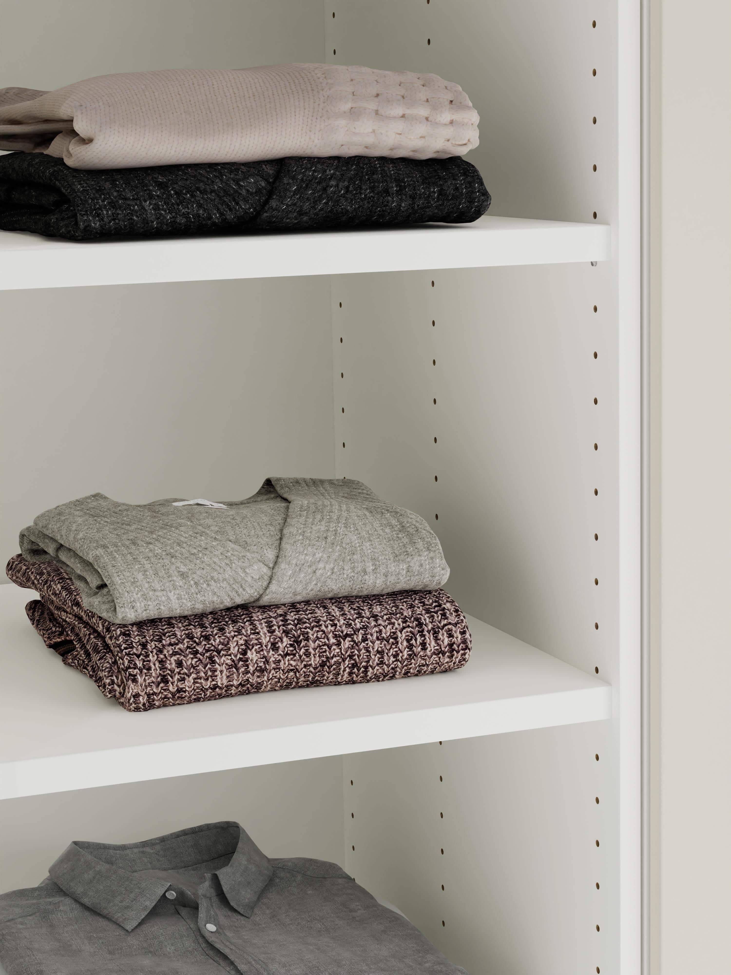 Charlotte Modular Corner Wardrobe, 215 cm Wide, in various sizes