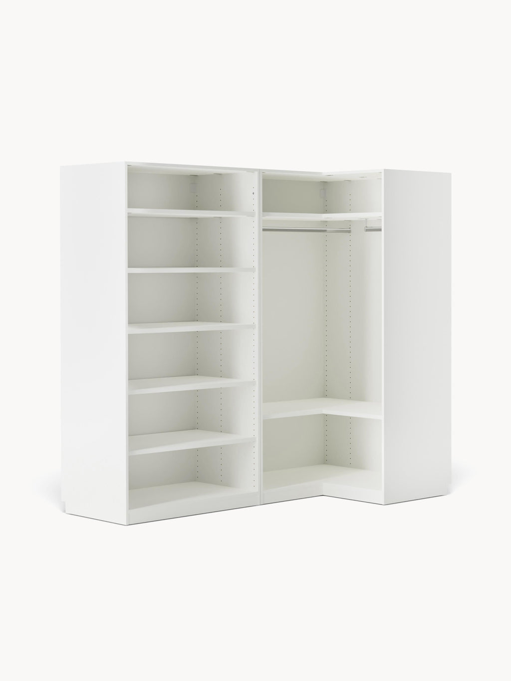 Charlotte Modular Corner Wardrobe, 215 cm Wide, in various sizes