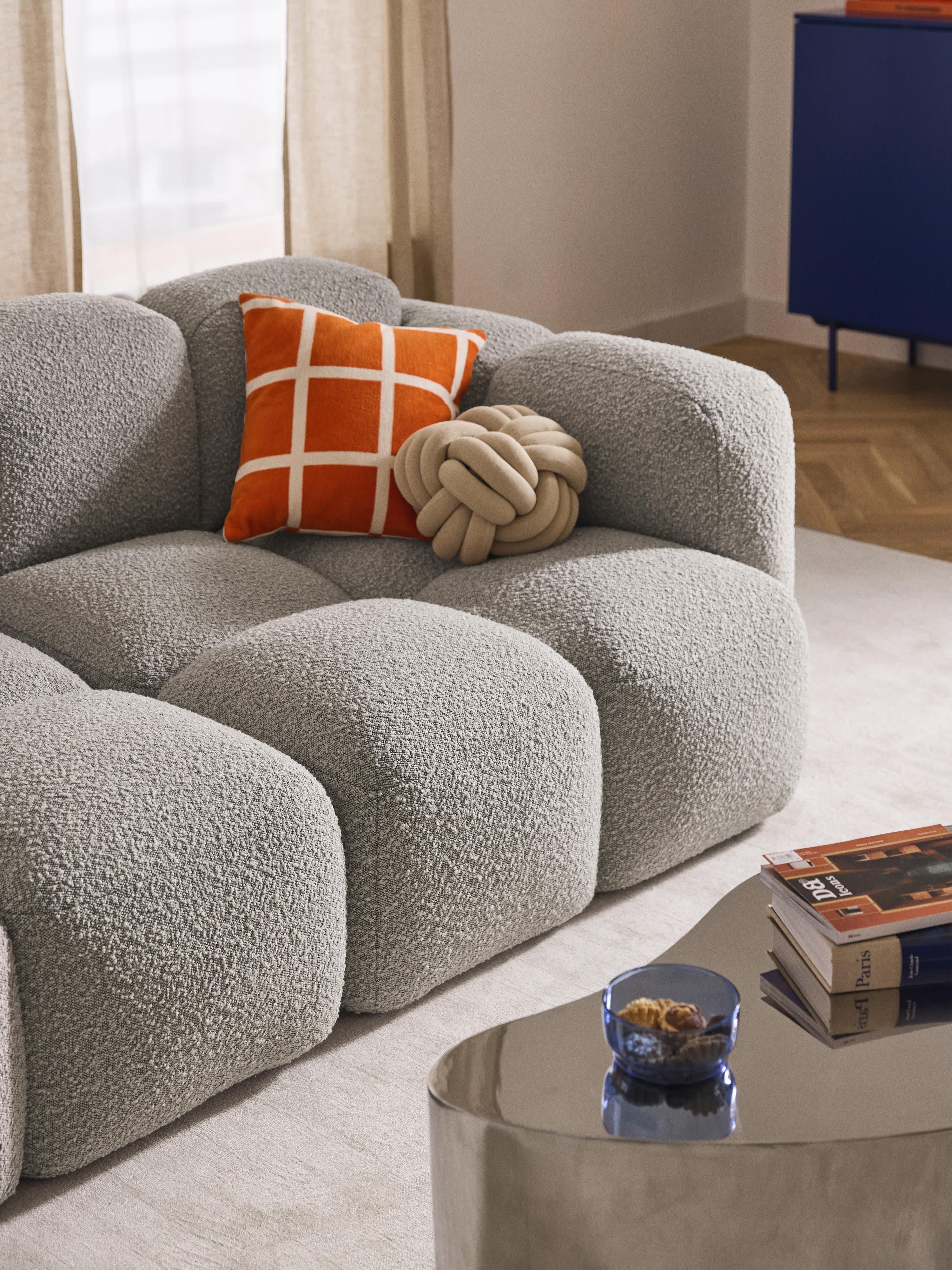 Tayla Bouclé Modular Sofa (2-seater)