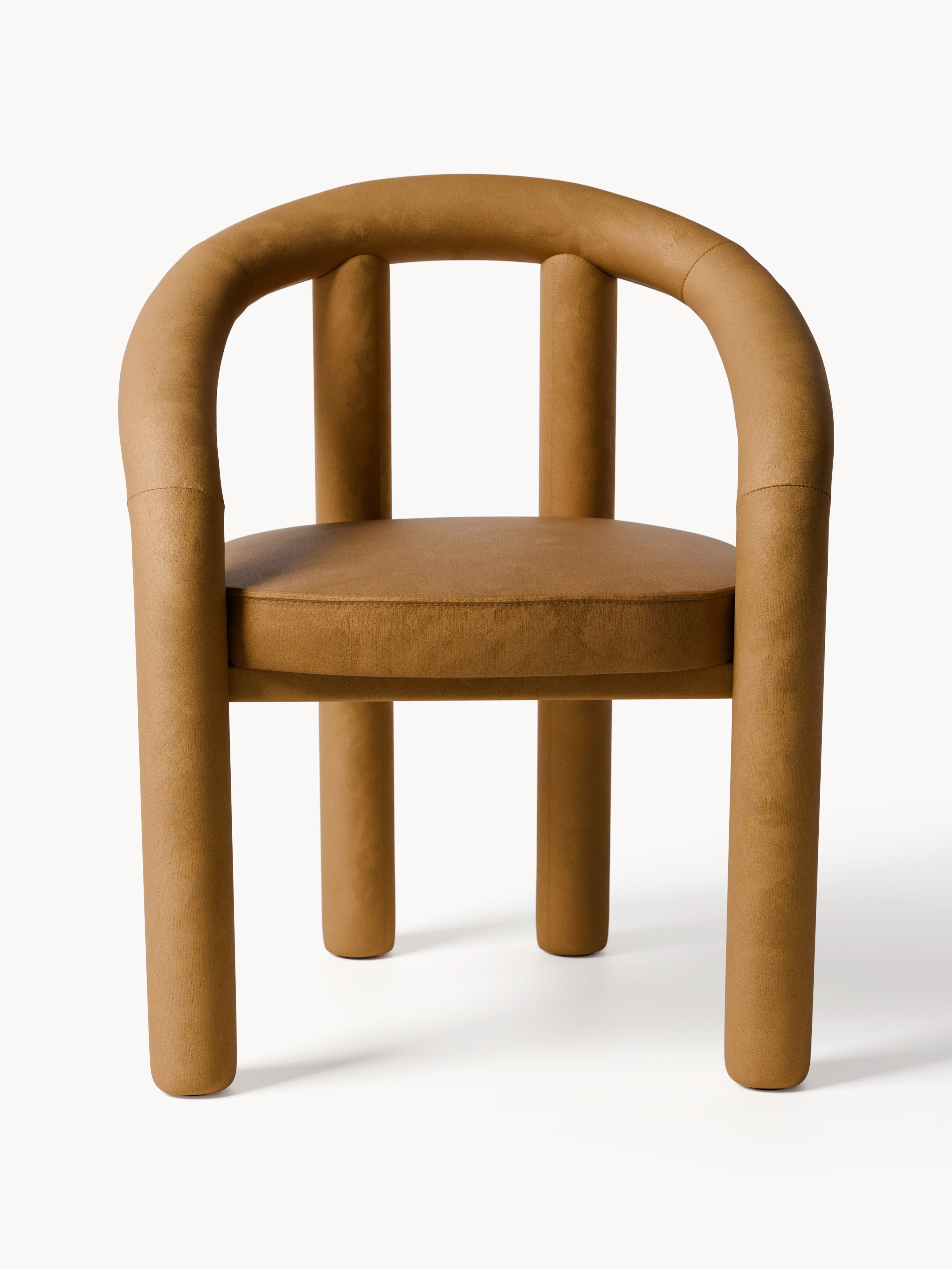 Calan Velvet Arm Chair