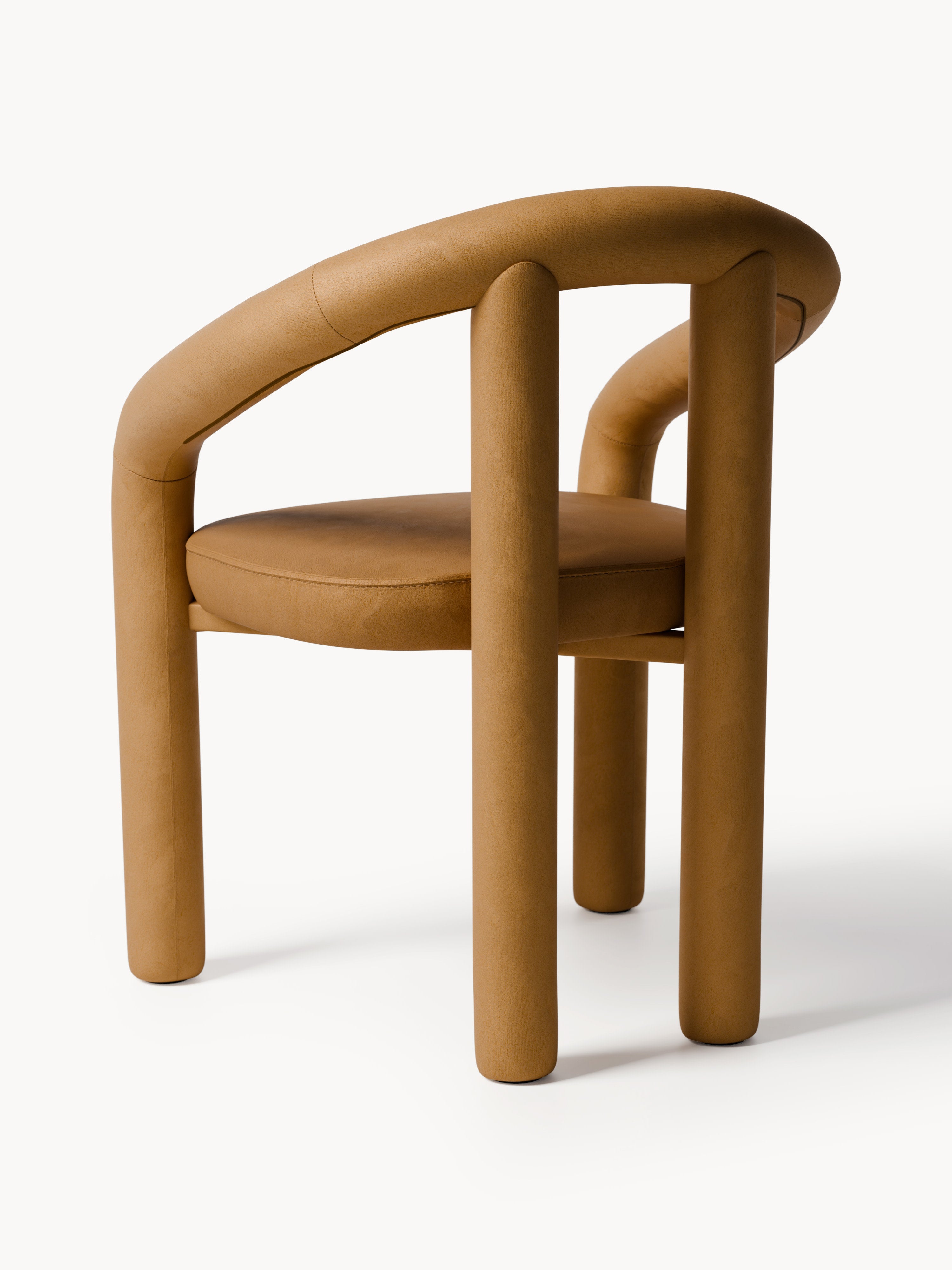 Calan Velvet Arm Chair