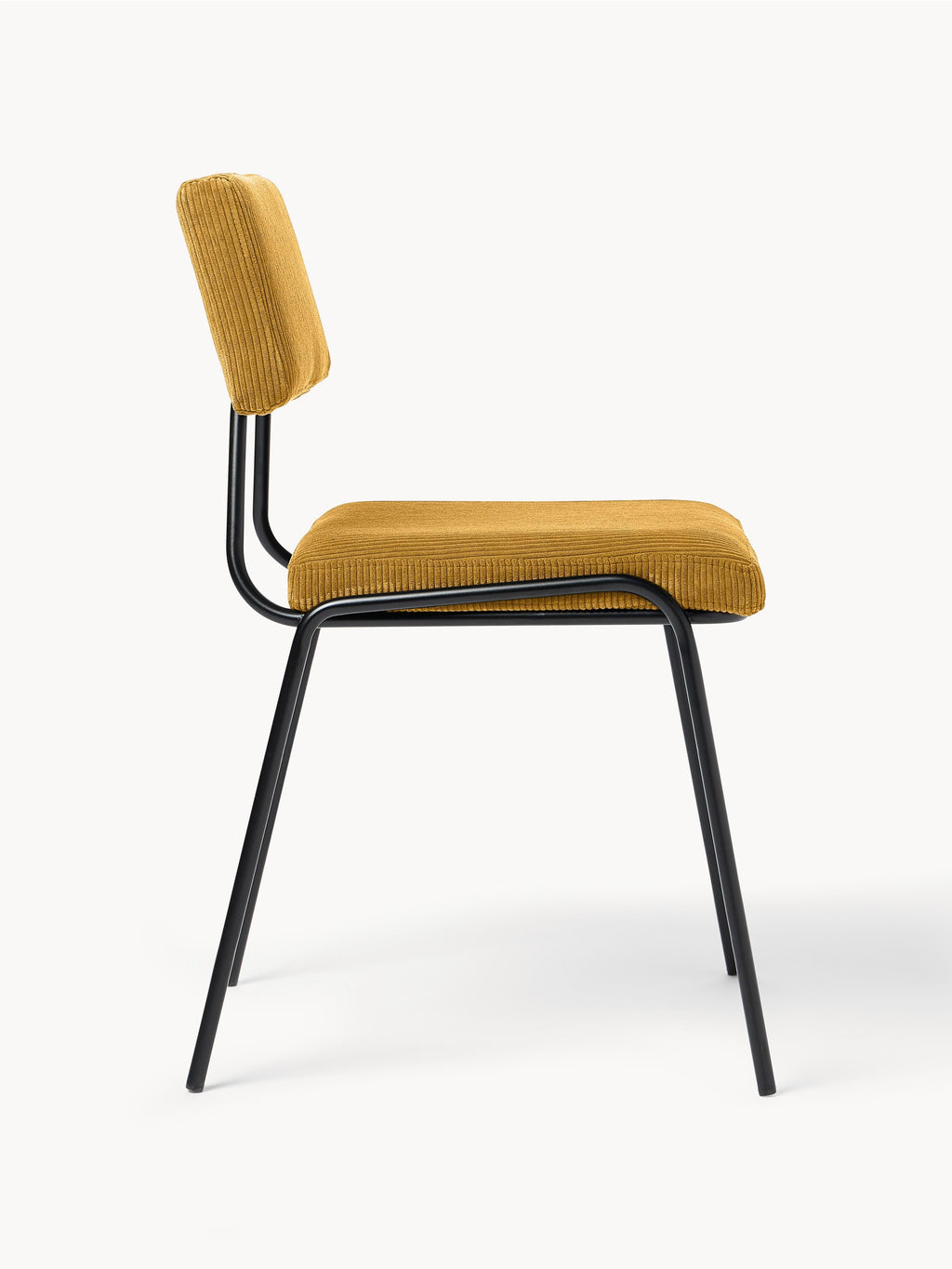 Mats Corduroy Upholstered Chairs, Set of 2