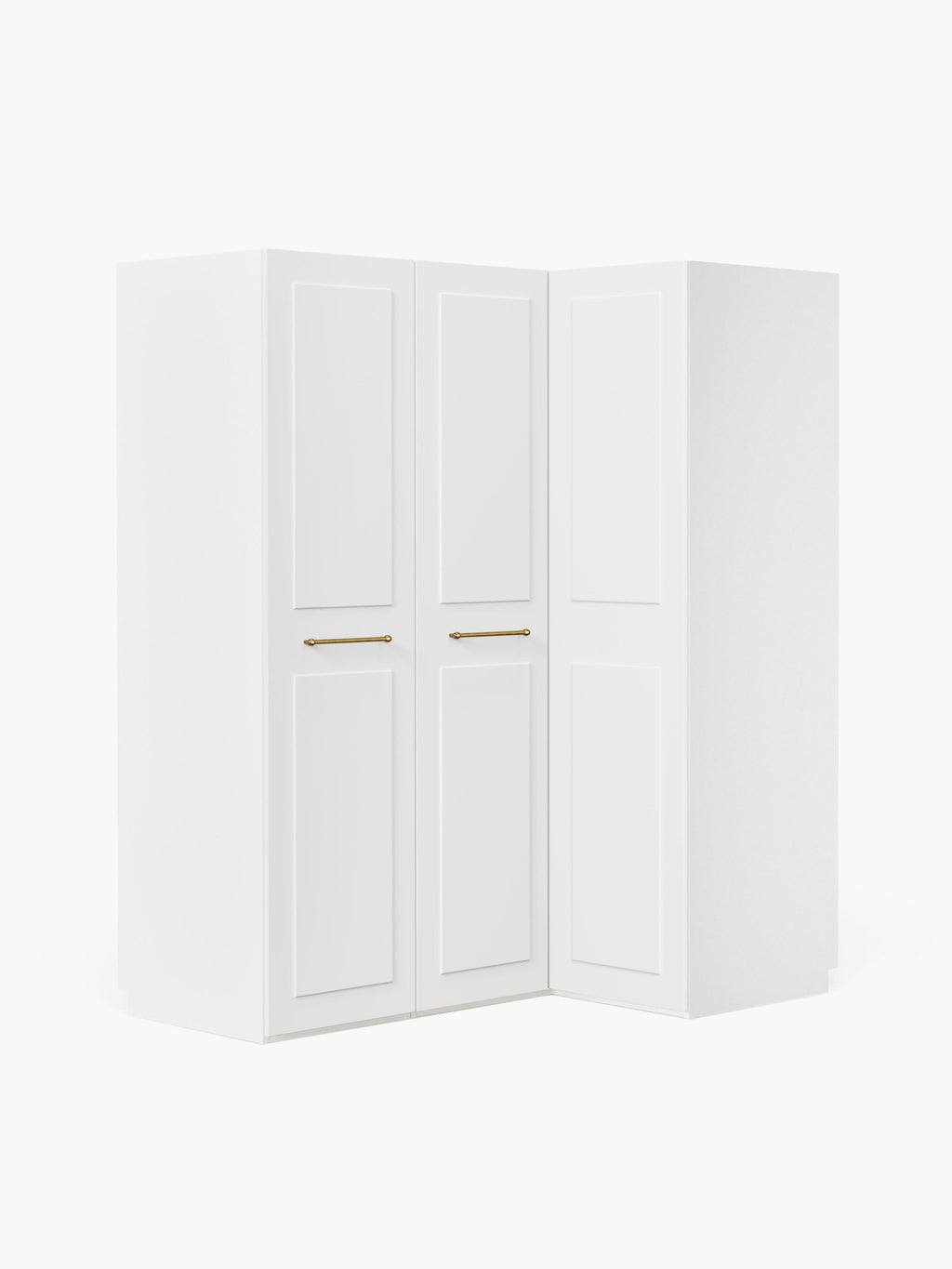 Charlotte Modular Corner Wardrobe, 165 cm Wide, in various sizes
