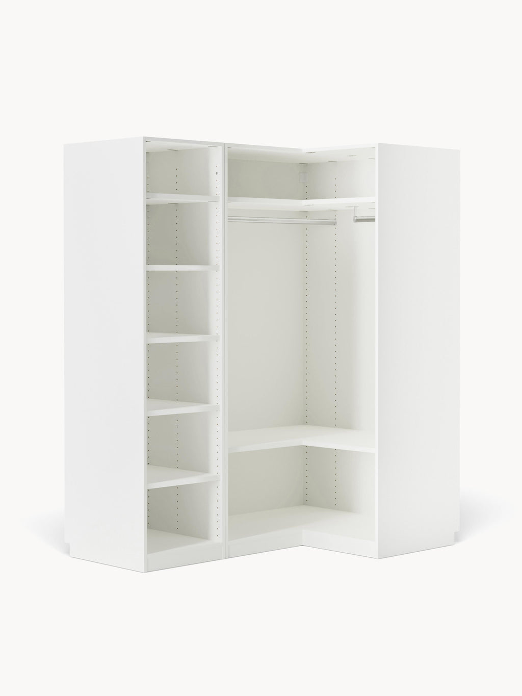 Charlotte Modular Corner Wardrobe, 165 cm Wide, in various sizes