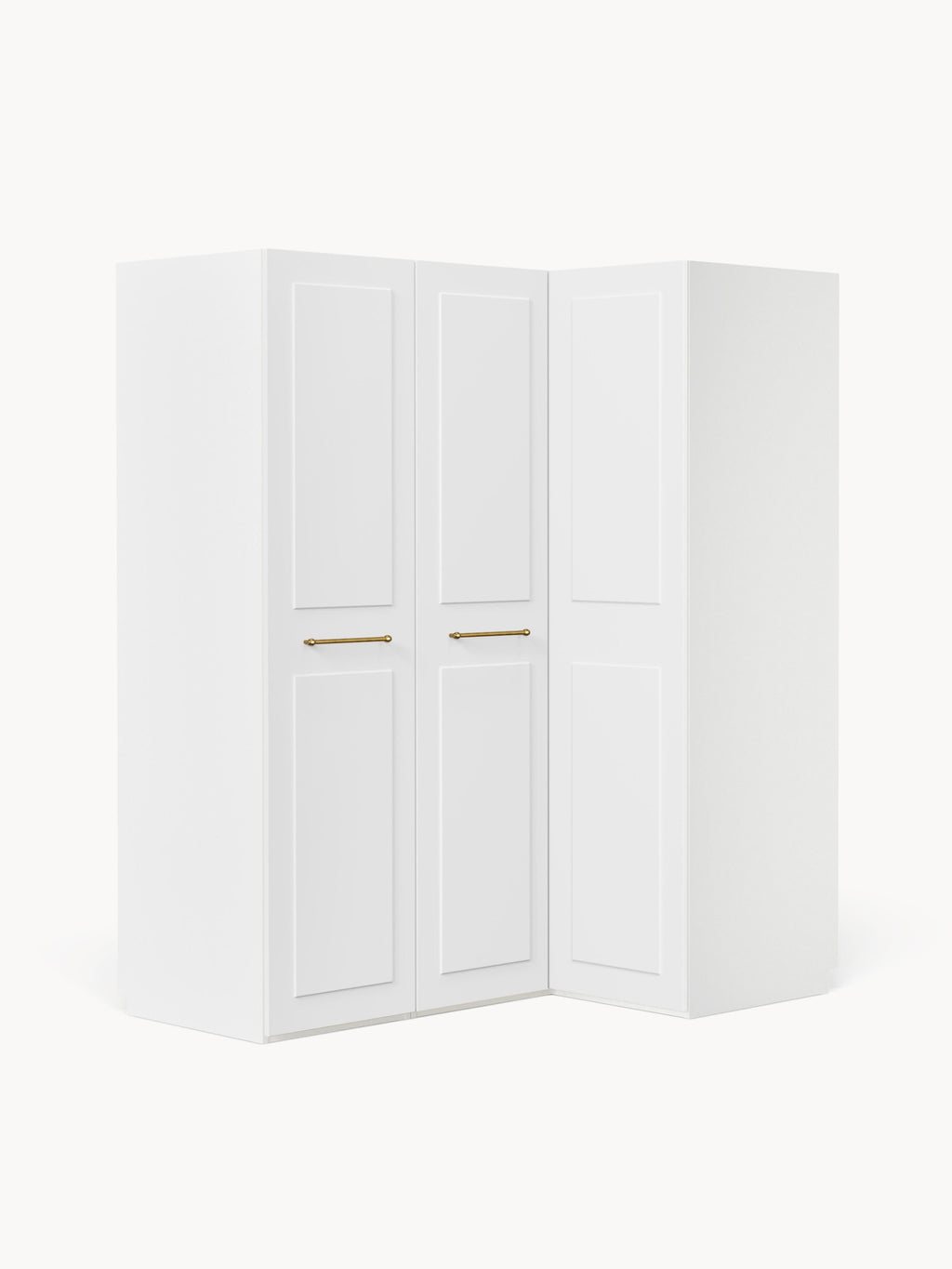 Charlotte Modular Corner Wardrobe, 165 cm Wide, in various sizes