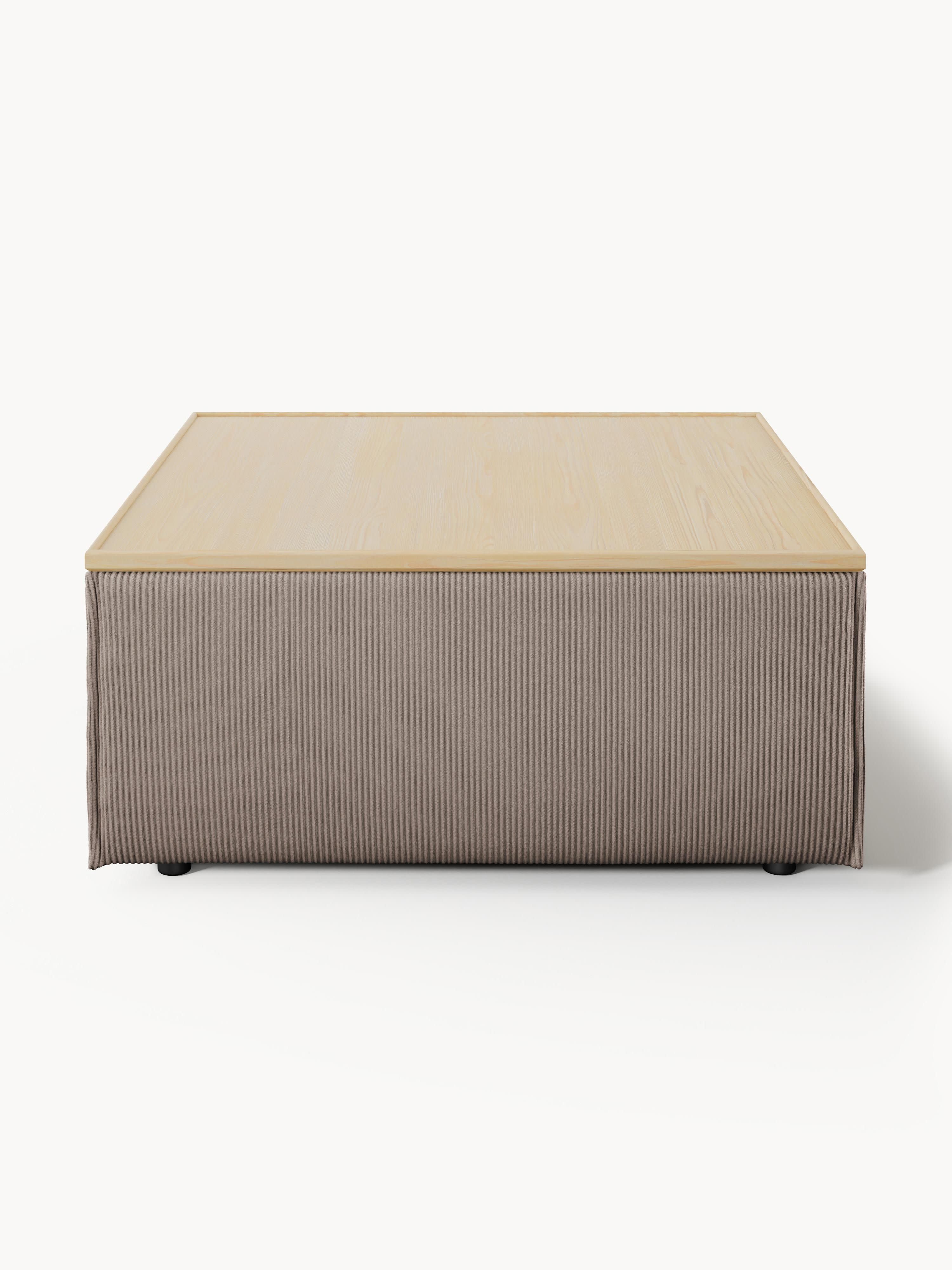 Lennon Corduroy Ottoman with Storage