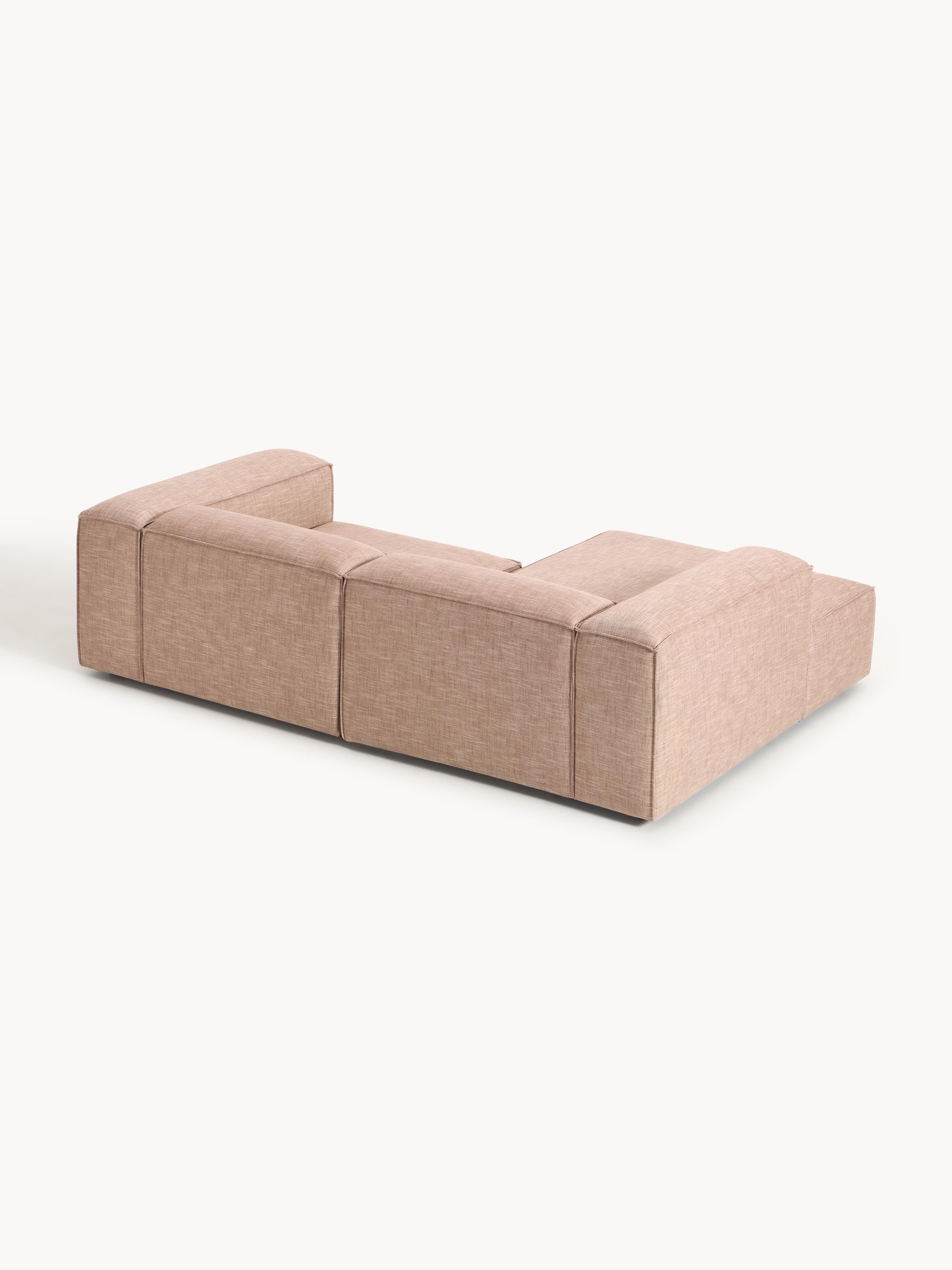 Lennon Linen Blend Modular Corner Sofa (3-seater)