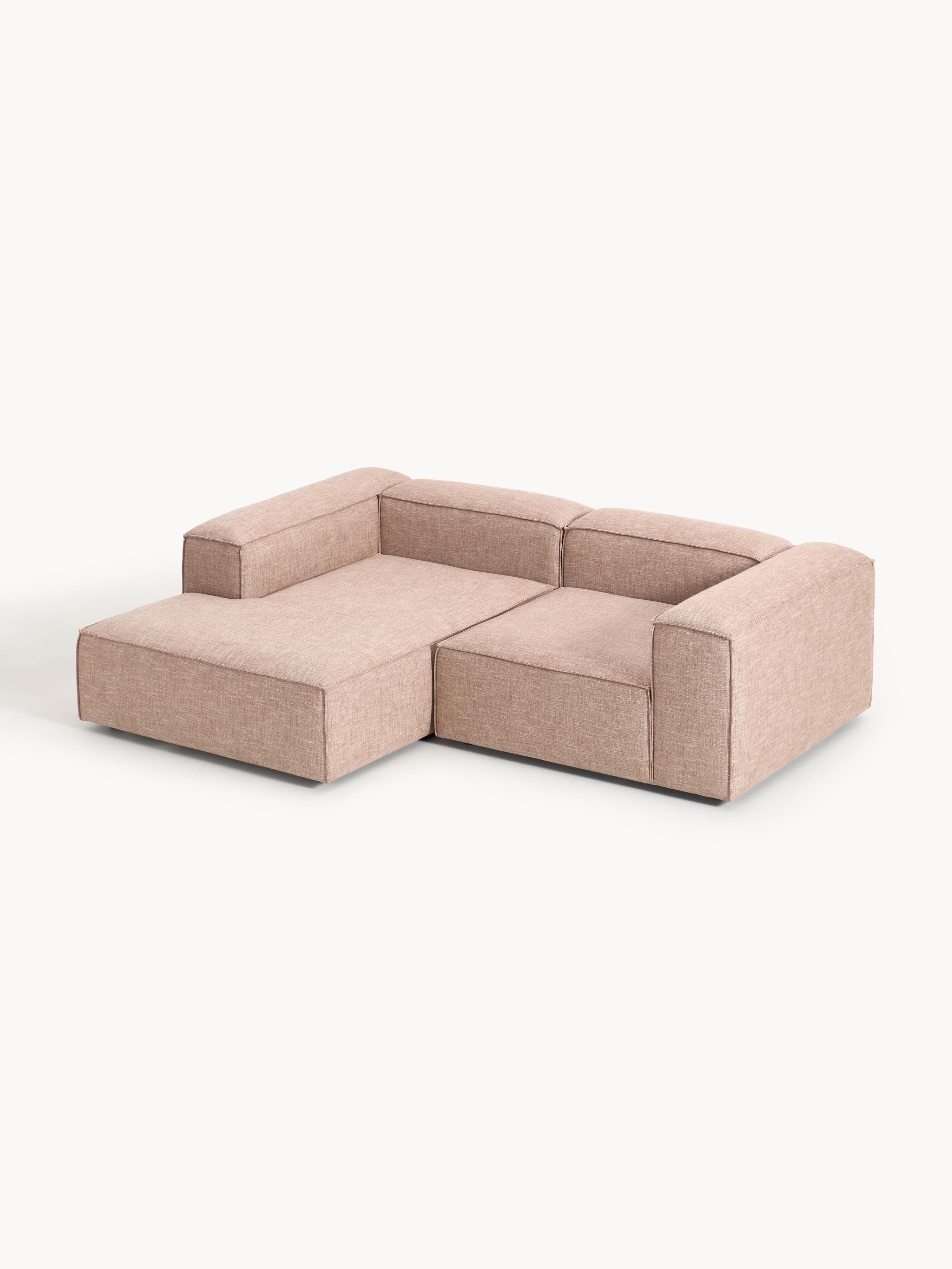 Lennon Linen Blend Modular Corner Sofa (3-seater)