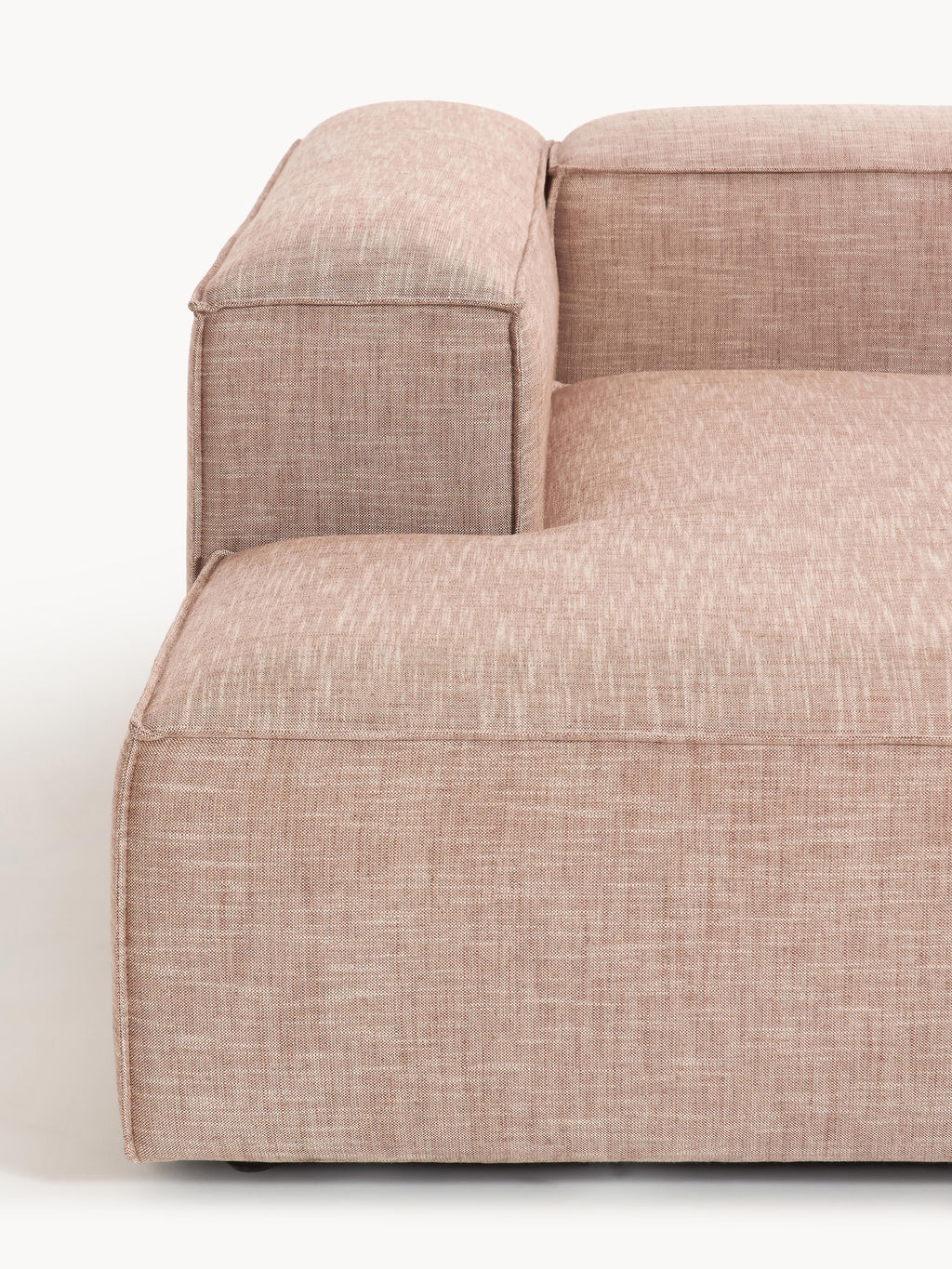 Lennon Linen Blend Modular Corner Sofa (3-seater)